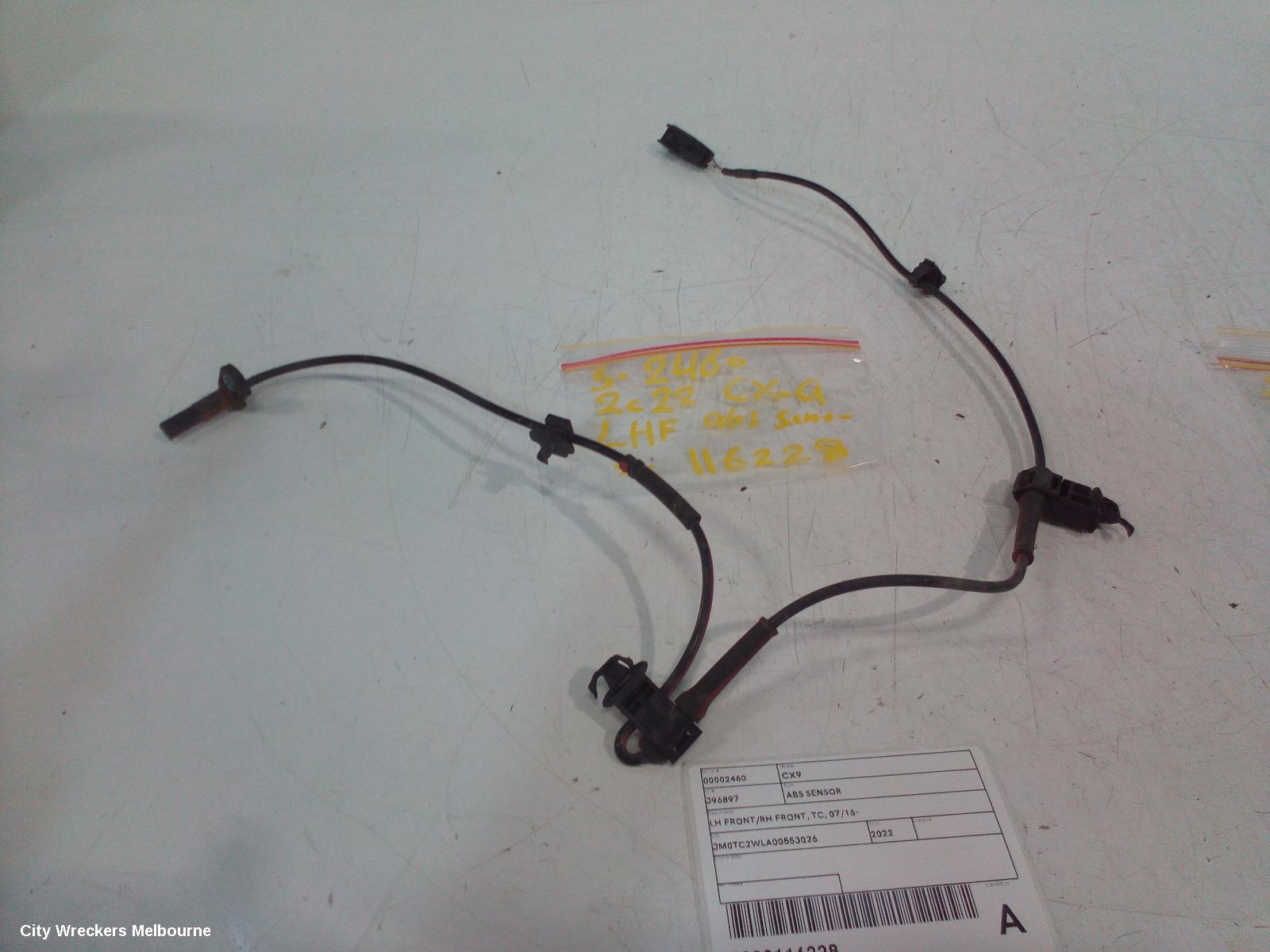 MAZDA CX9 ABS SENSOR, LH FRONT/RH FRONT, TC, 07/2016 ONWARDS - Image 1