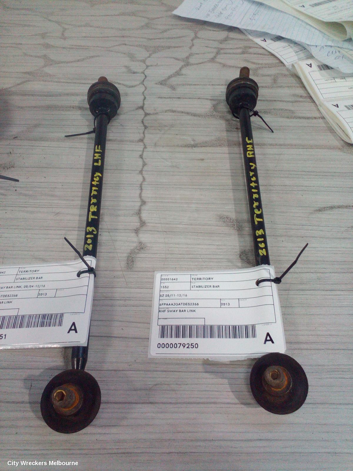 FORD TERRITORY STABILISER BAR, SZ, 03/2011 - 12/2016 - Image 2