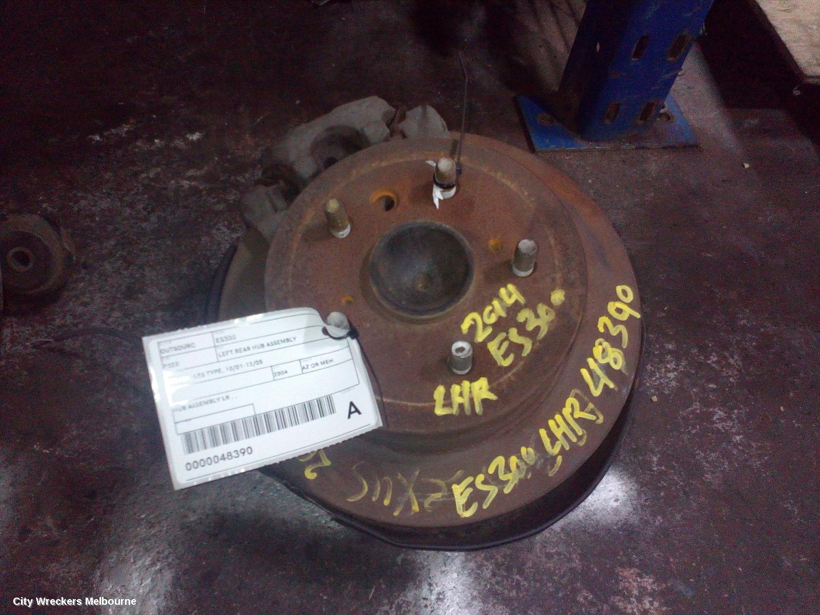 LEXUS ES300 (92-05) LEFT REAR HUB ASSEMBLY, MCV30, ABS TYPE, 10/2001 - 12/2005 - Image 2