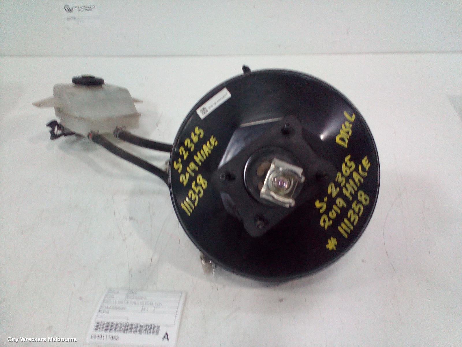 TOYOTA HIACE BRAKE BOOSTER, DIESEL, 2.8, 1GD-FTV, TURBO, 300 SERIES, 04/2019 ONWARDS - Image 1