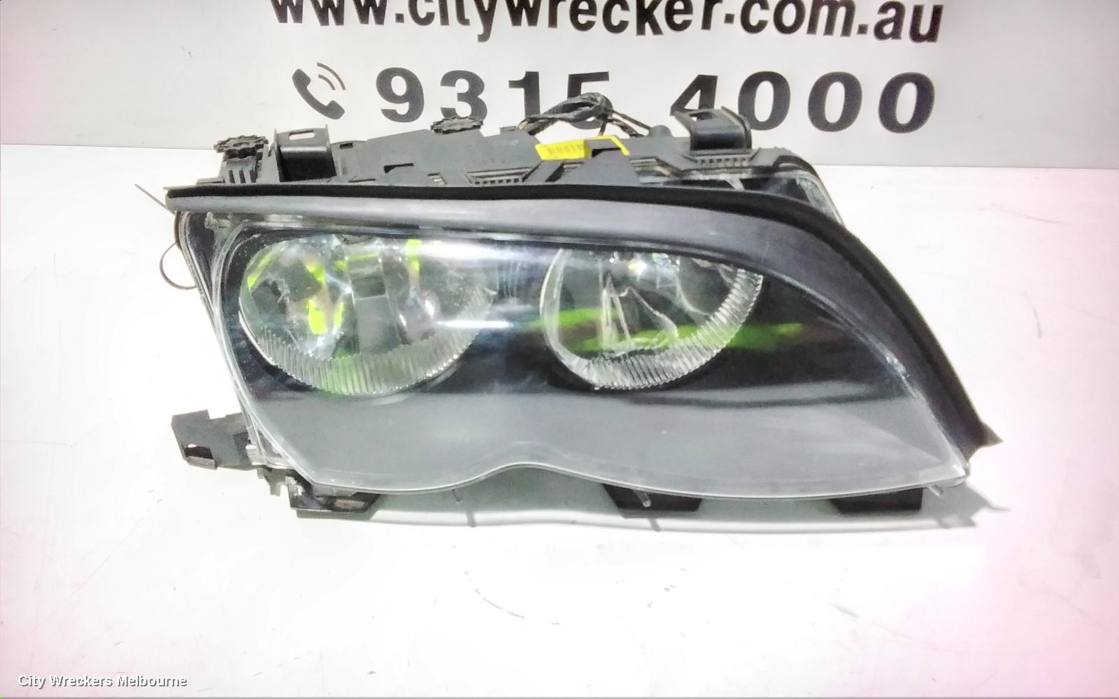 BMW 3 SERIES RIGHT HEADLAMP, E46, CPE/CAB, STANDARD, CLEAR FLASHER, 03/2003 - 07/2006 - Image 2