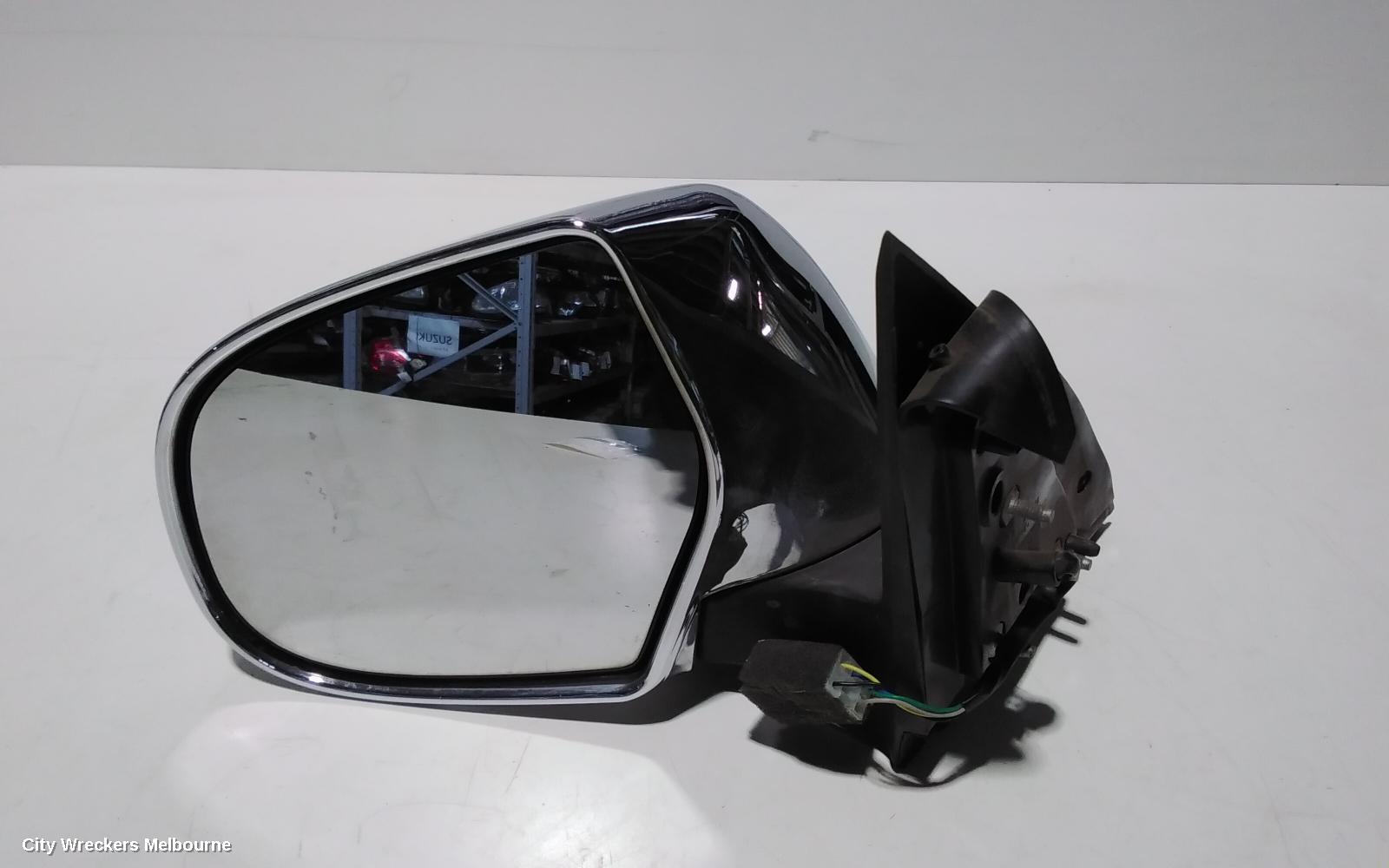 GREAT WALL V200/V240 LEFT DOOR MIRROR, K2, CHROME, 07/2009 - 01/2015 - Image 1