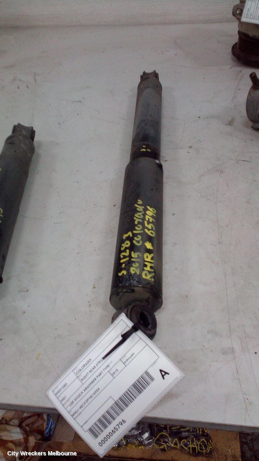 HOLDEN COLORADO RIGHT REAR STRUT, ***USE SHOCK ABSORBER PART TYPE*** - Image 1