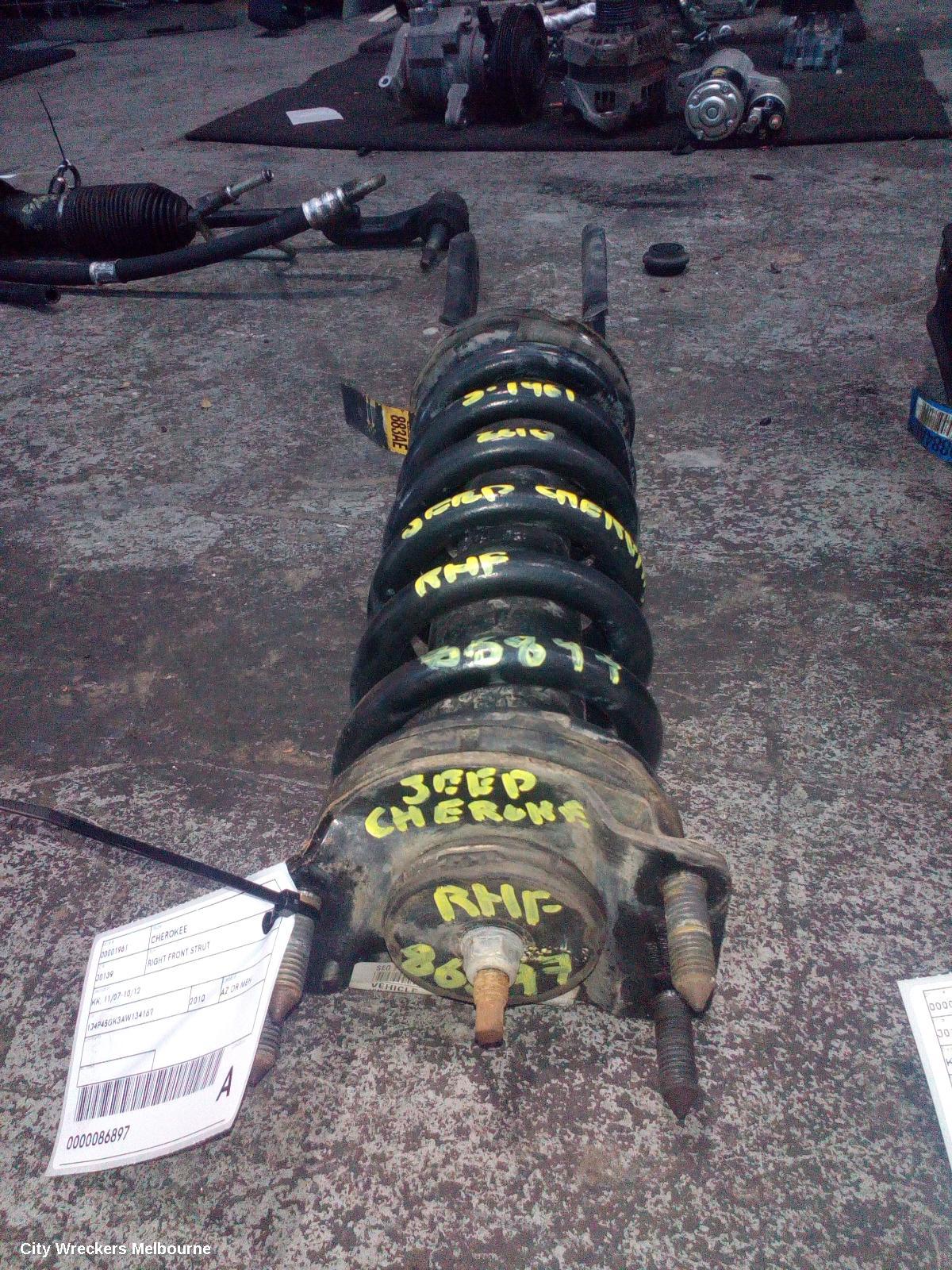 JEEP CHEROKEE RIGHT FRONT STRUT, KK, 11/2007 - 10/2012 - Image 1
