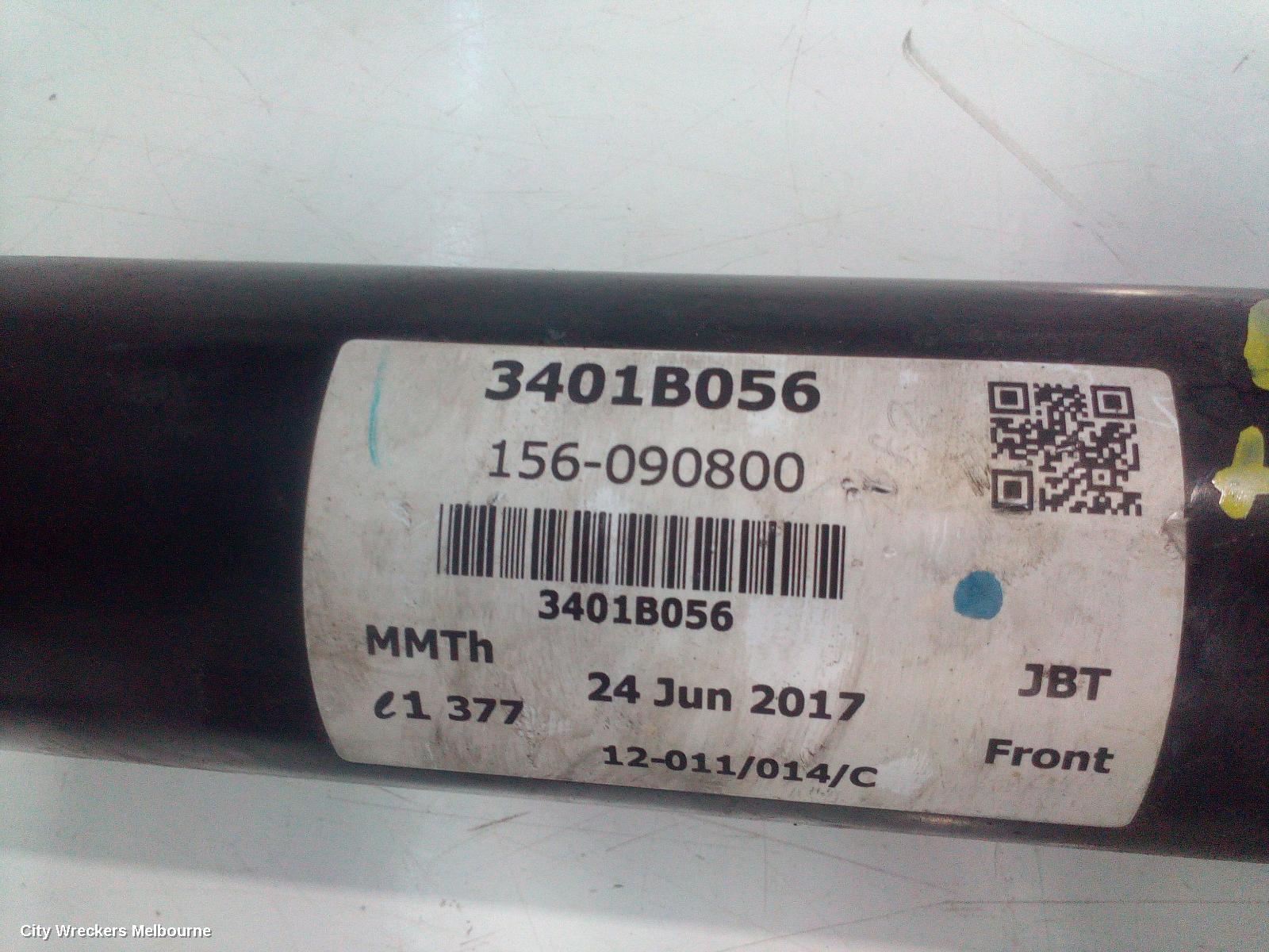 MITSUBISHI PAJERO FRONT PROP SHAFT, 2.4, DIESEL, AUTO T/M, PAJERO SPORT, QE-QF, 10/2015 ONWARDS - Image 3