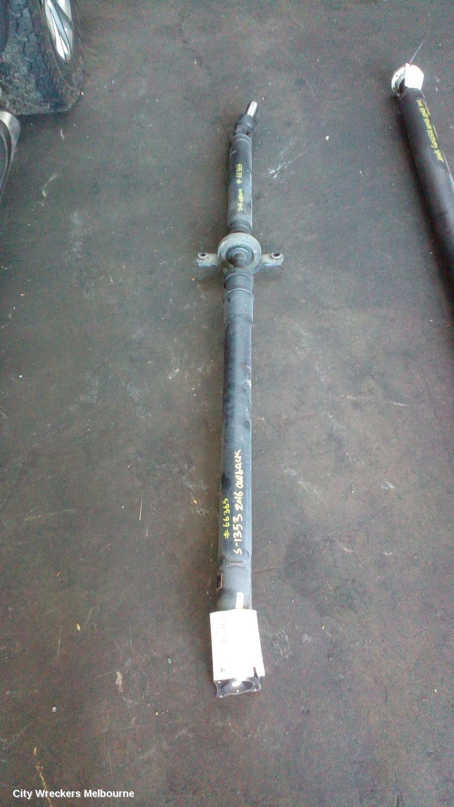 SUBARU OUTBACK REAR DRIVE SHAFT, 6TH GEN, PETROL, 2.5, FB25, AUTO T/M, 08/2014 - 12/2020 - Image 1