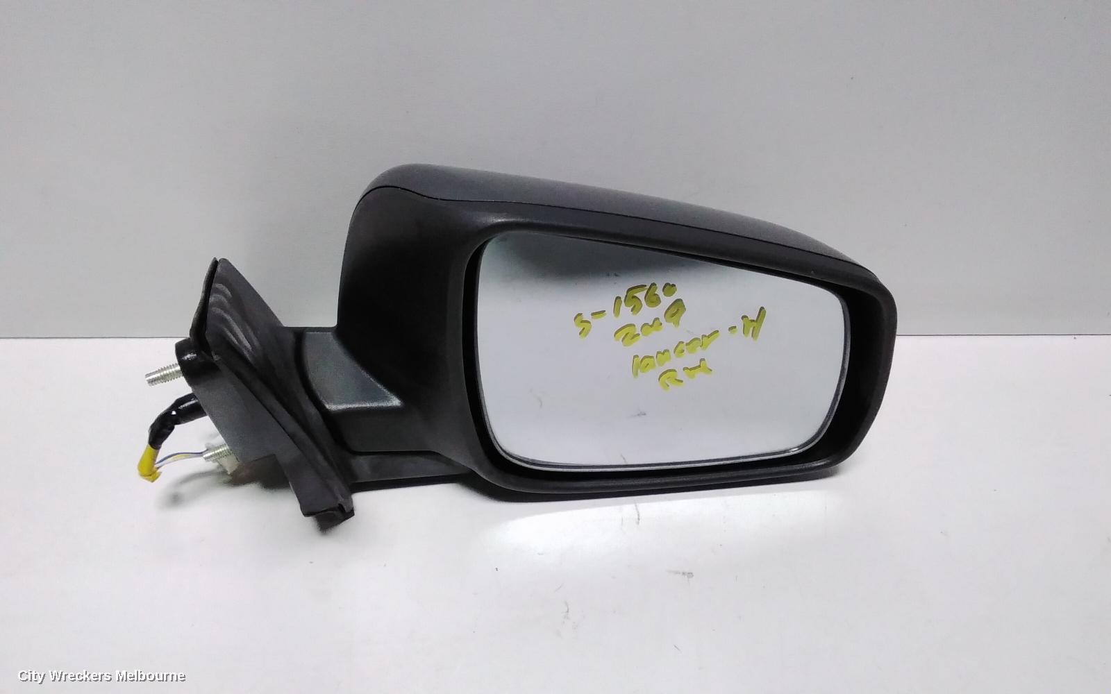 MITSUBISHI LANCER RIGHT DOOR MIRROR, CJ, NON INDICATOR, MANUAL FOLDING TYPE, 07/2007 - 06/2014 - Image 2