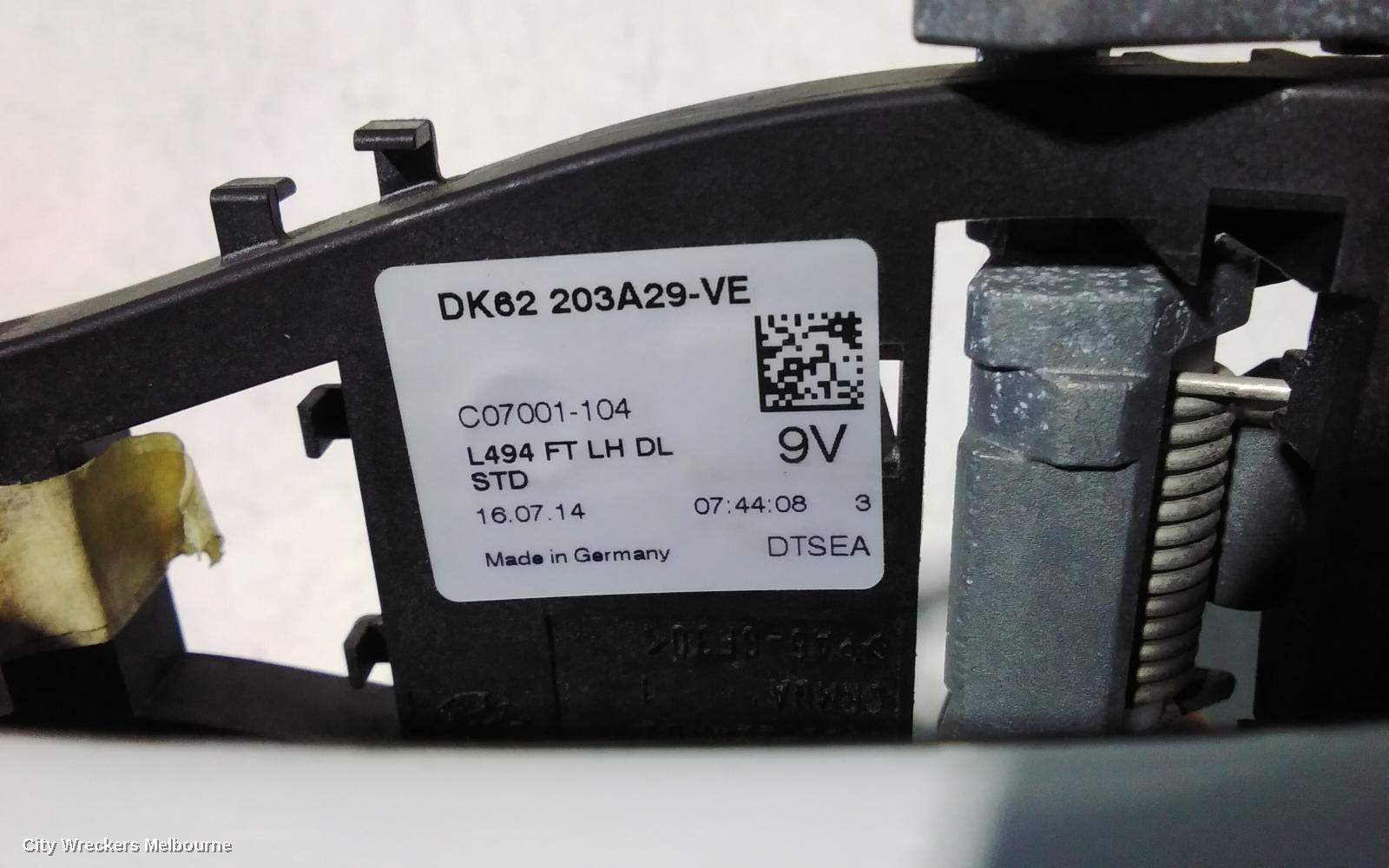 LAND ROVER RANGEROVER SPORT DOOR HANDLE, OUTER, LH FRONT, W/ KEYLESS ENTRY TYPE, COLOUR CODED, L494, 12/2013 ONWARDS - Image 3