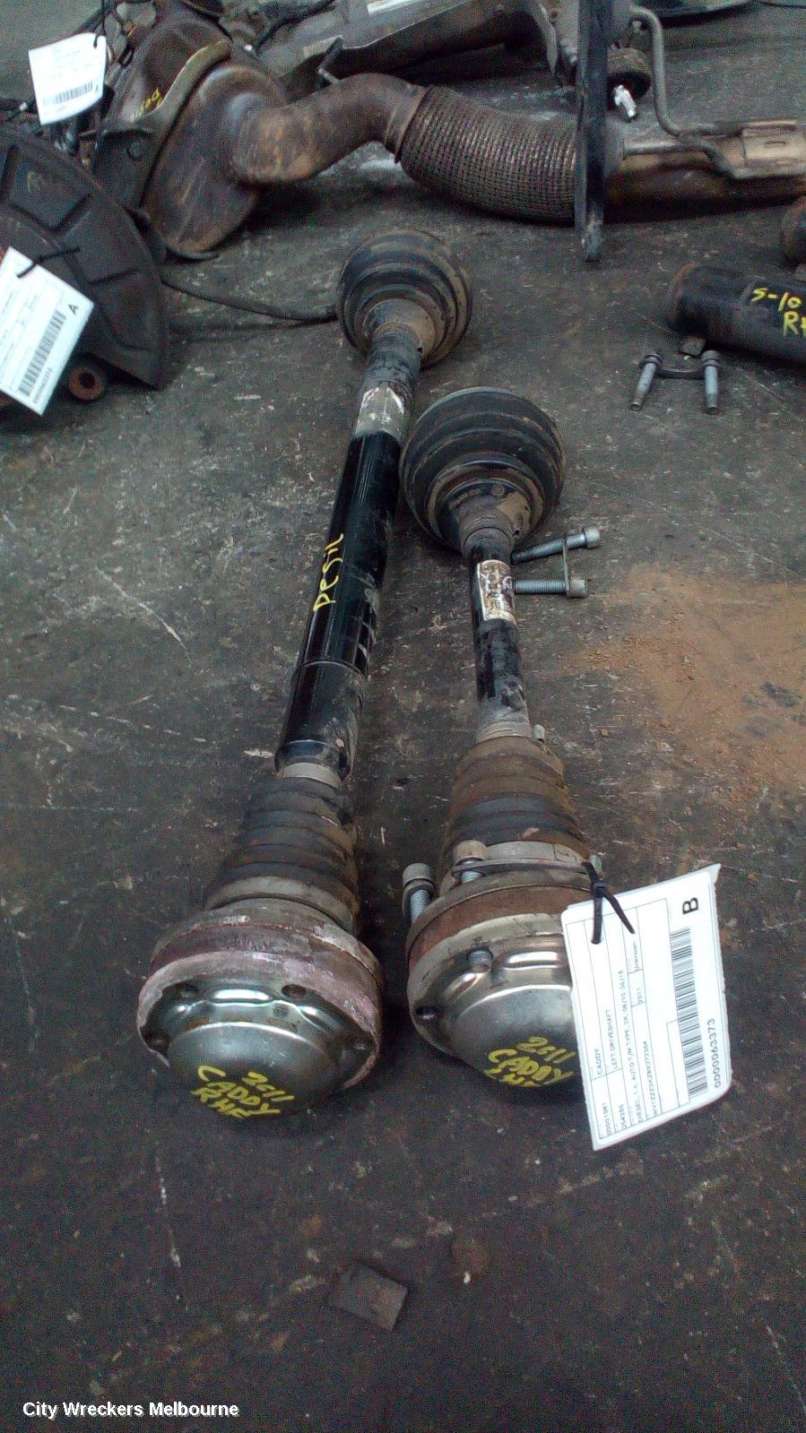 VOLKSWAGEN CADDY LEFT DRIVESHAFT, DIESEL, 1.6, AUTO T/M TYPE, 2K, 08/2010 - 06/2015 - Image 2