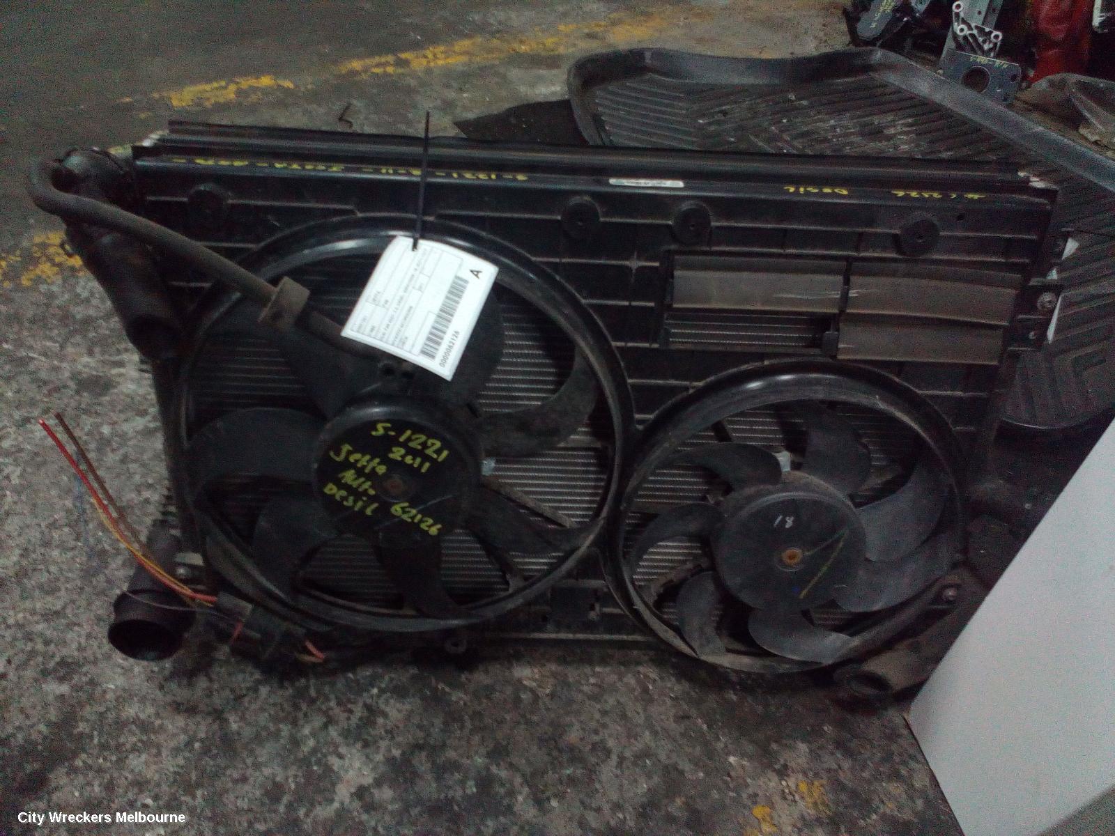 VOLKSWAGEN JETTA INTERCOOLER, DIESEL, CFFB CODE, 1B, 02/2011 - 12/2017 - Image 2