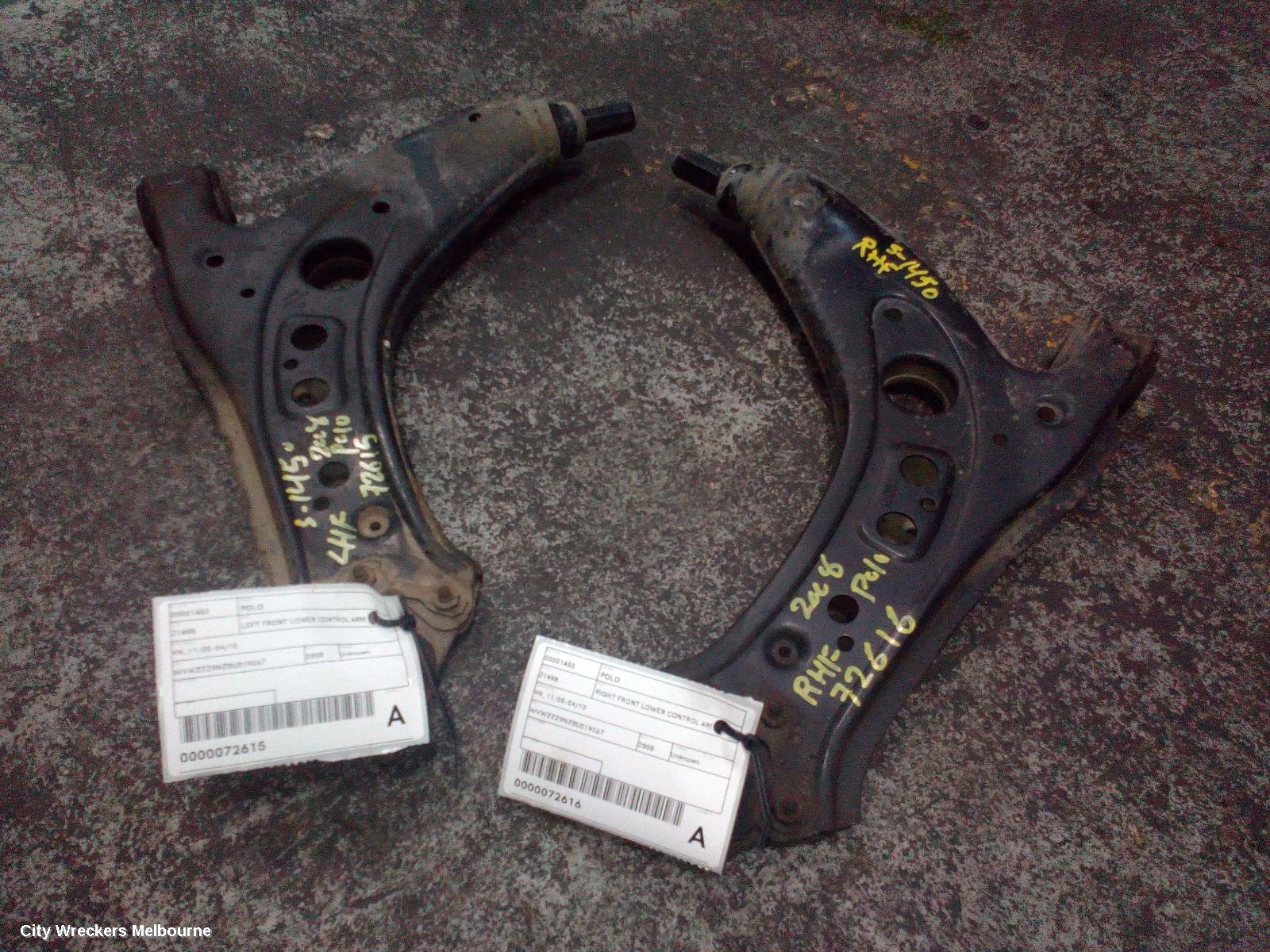 VOLKSWAGEN POLO RIGHT FRONT LOWER CONTROL ARM, 9N, 11/2005 - 04/2010 - Image 2