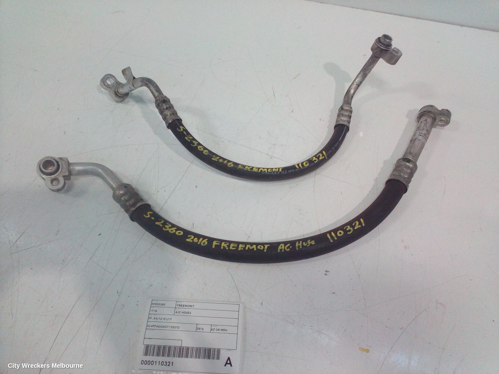 FIAT FREEMONT A/C HOSES, JF, 04/2013 - 01/2017 - Image 2