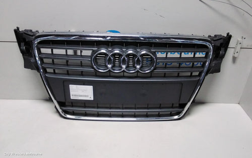 AUDI A4 GRILLE, RADIATOR GRILLE, B8 8K (A4), GREY, 02/2008 - 06/2012 - Image 1