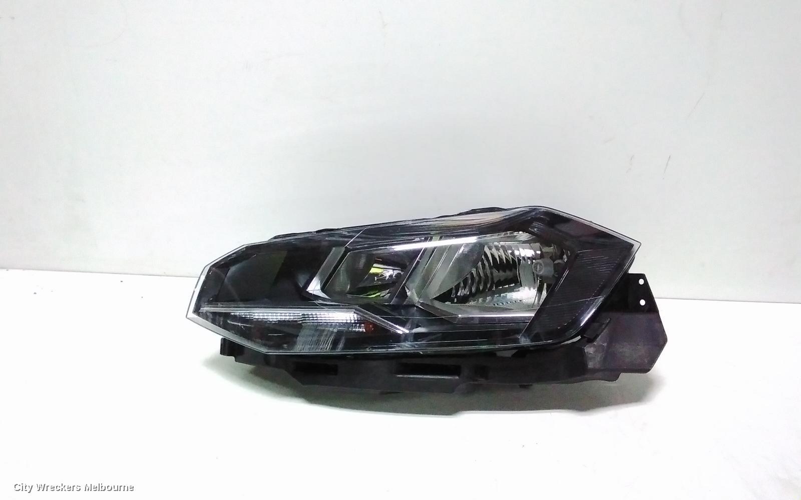VOLKSWAGEN POLO LEFT HEADLAMP, AW, HALOGEN TYPE, 09/2017 - 01/2022 - Image 1