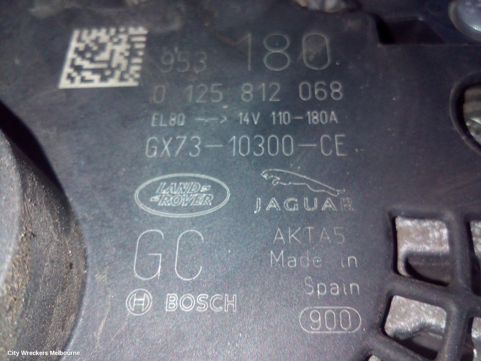 LAND ROVER DISCOVERY SPORT ALTERNATOR, DIESEL, 2.0, SINGLE/TWIN TURBO, L550, 07/2016 - 06/2019 - Image 2
