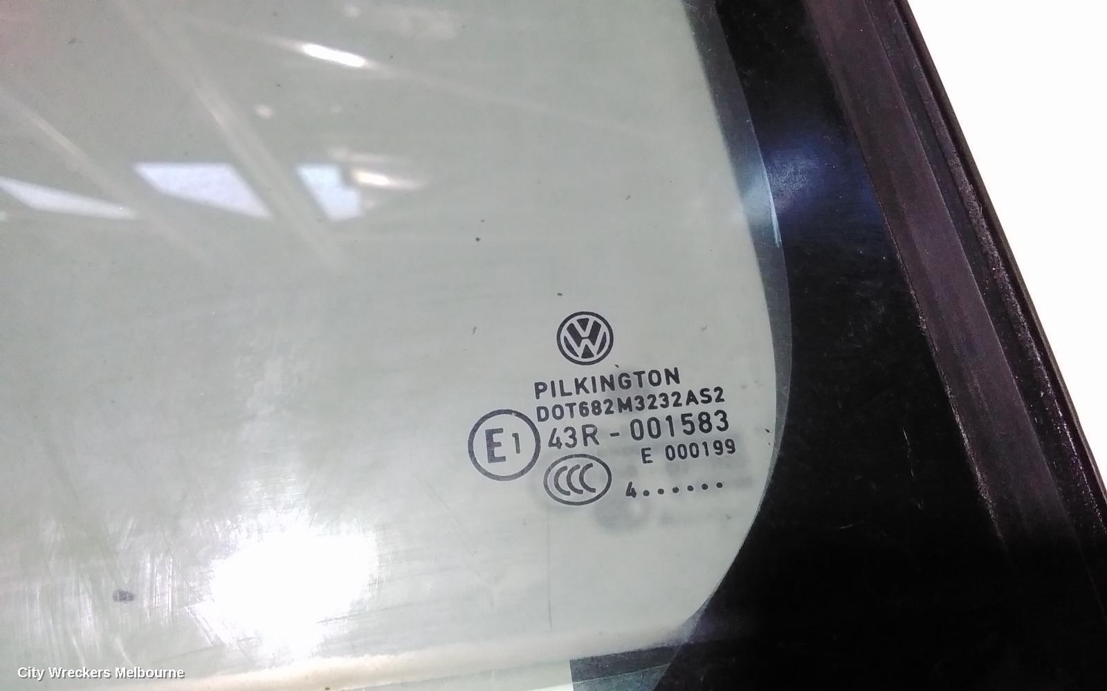VOLKSWAGEN GOLF LEFT REAR 1/4 DOOR GLASS, GEN 7, WAGON, DARK TINTED, 12/2012 - 08/2020 - Image 3
