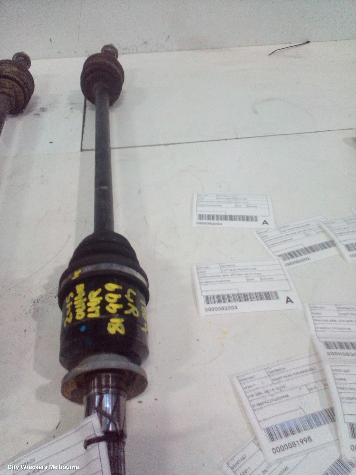 SUBARU OUTBACK LEFT DRIVESHAFT, REAR, 6TH GEN, 08/2014 - 12/2020 - Image 1
