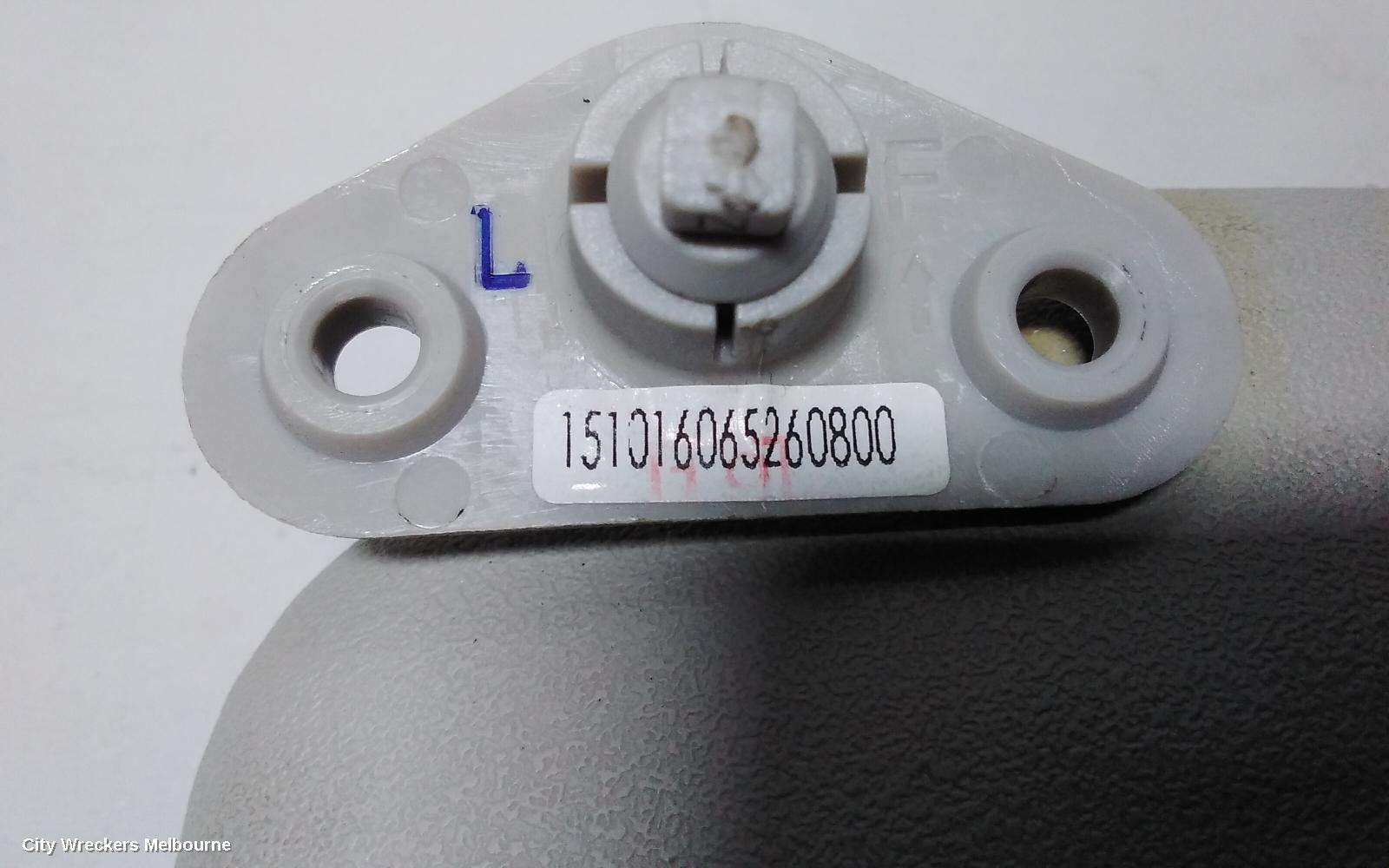MITSUBISHI TRITON SUNVISOR, MQ, LH SIDE, VINYL, GREY, 03/2015 - 10/2018 - Image 3