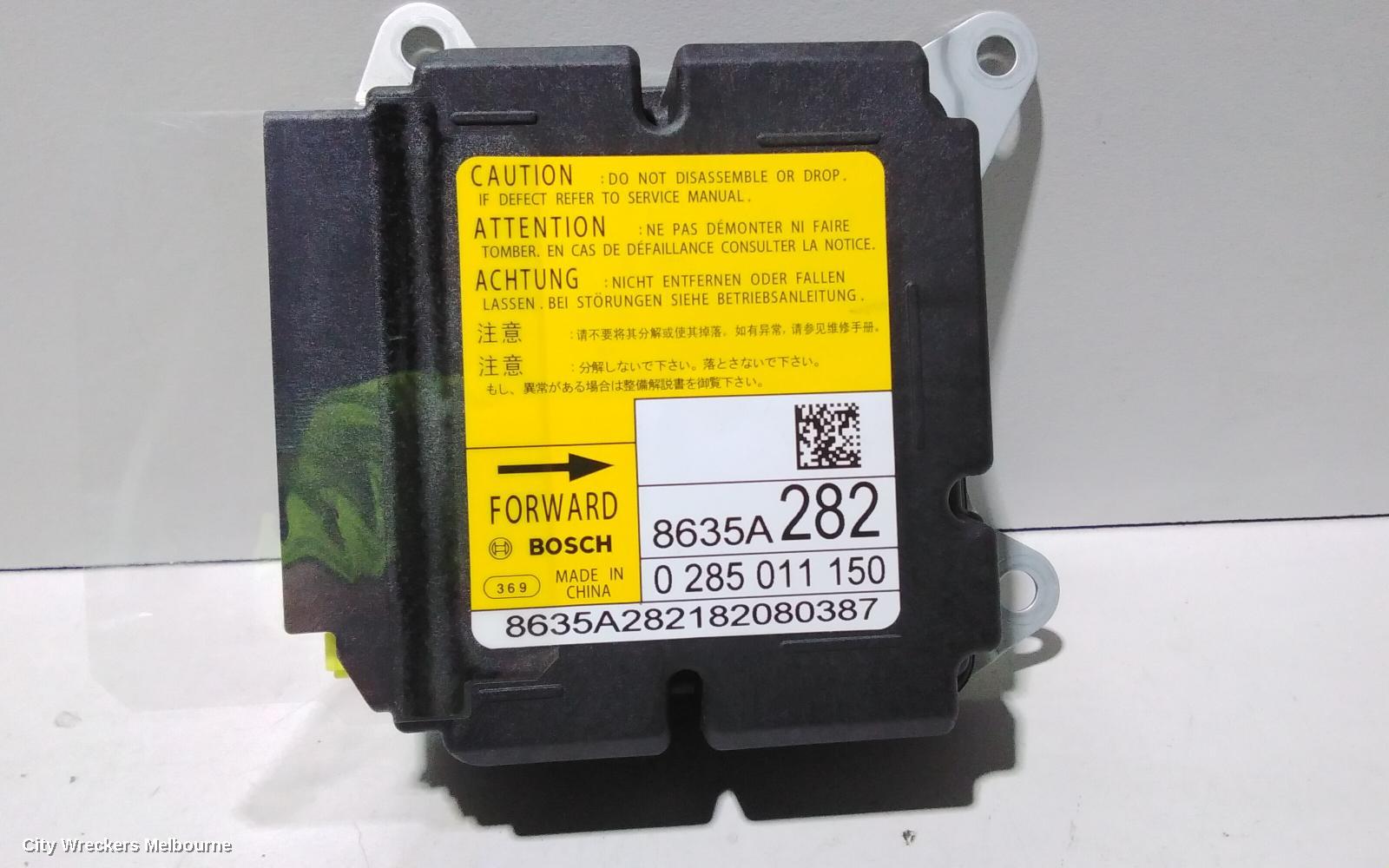 MITSUBISHI OUTLANDER AIRBAG MODULE/SENSOR, MODULE, ZJ-ZL, 10/2012 - 07/2021 - Image 2