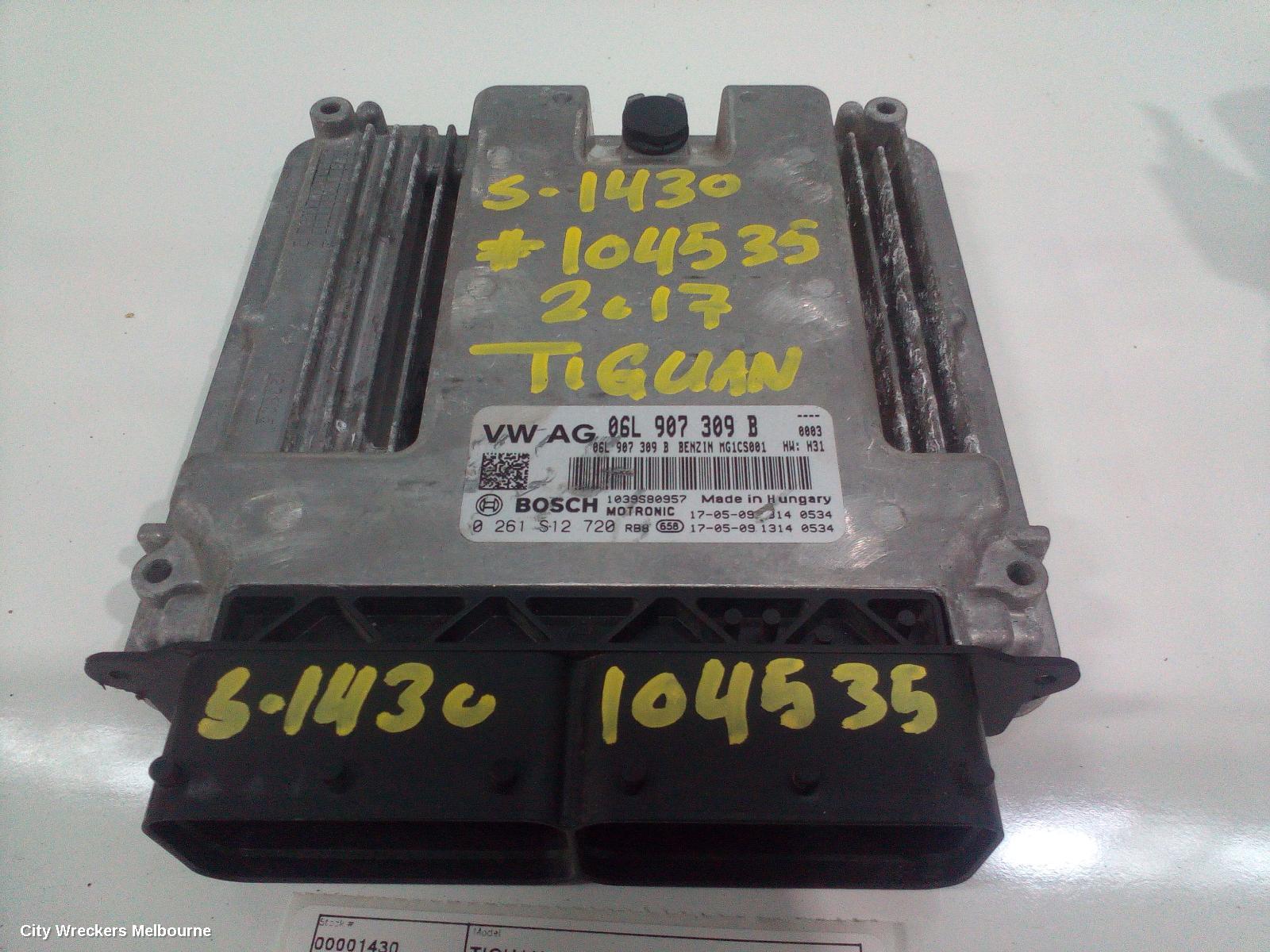 VOLKSWAGEN TIGUAN ECU, ENGINE ECU, 2.0, PETROL, ECU ONLY, CZPA CODE, 5NA, 06/2016 ONWARDS - Image 2