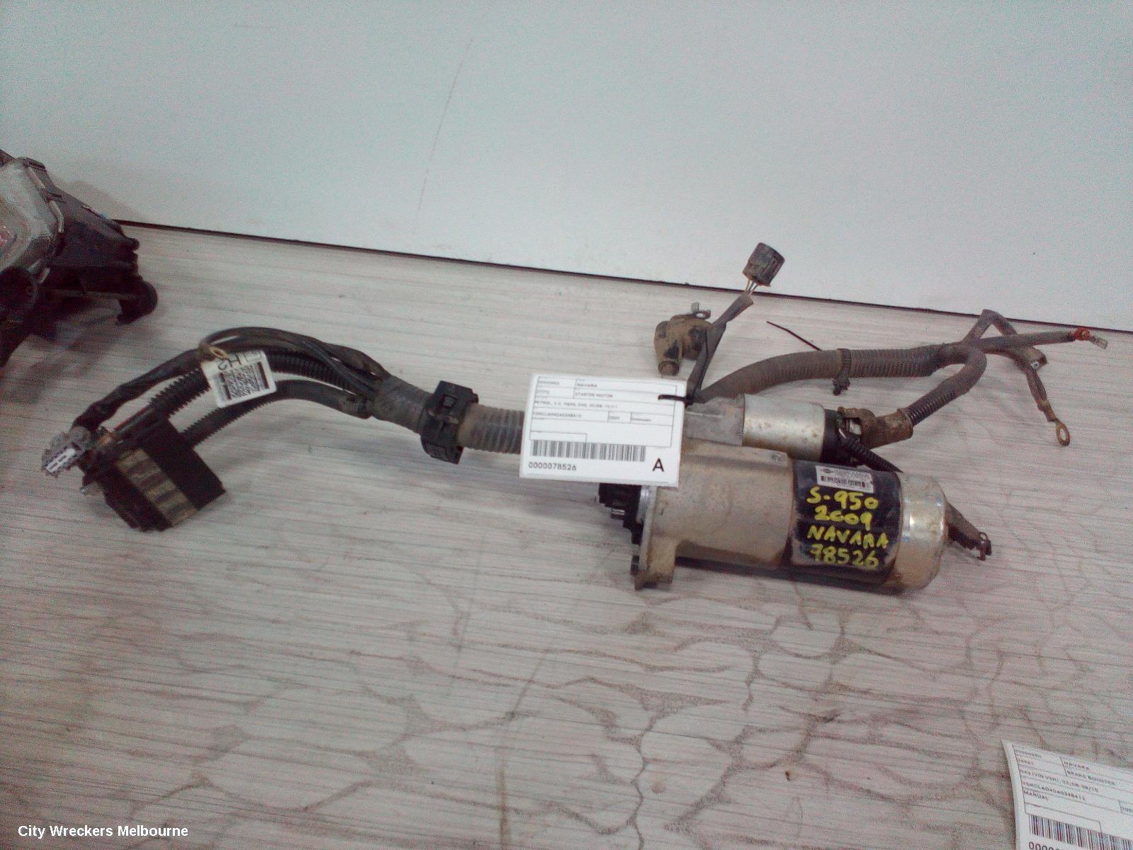 NISSAN NAVARA STARTER, PETROL, 4.0, VQ40, D40, 09/2005 - 12/2011 - Image 2