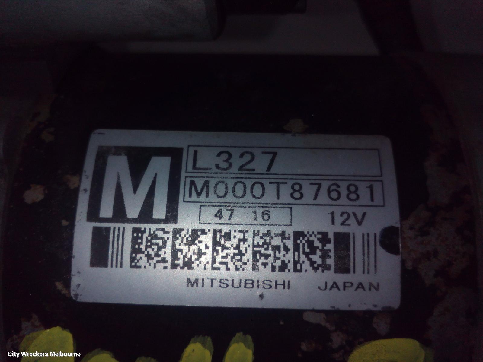 MAZDA 3 STARTER, PETROL, 2.3, NON TURBO, P/N L327/L32718400, BK, 10/2003 - 04/2009 - Image 1
