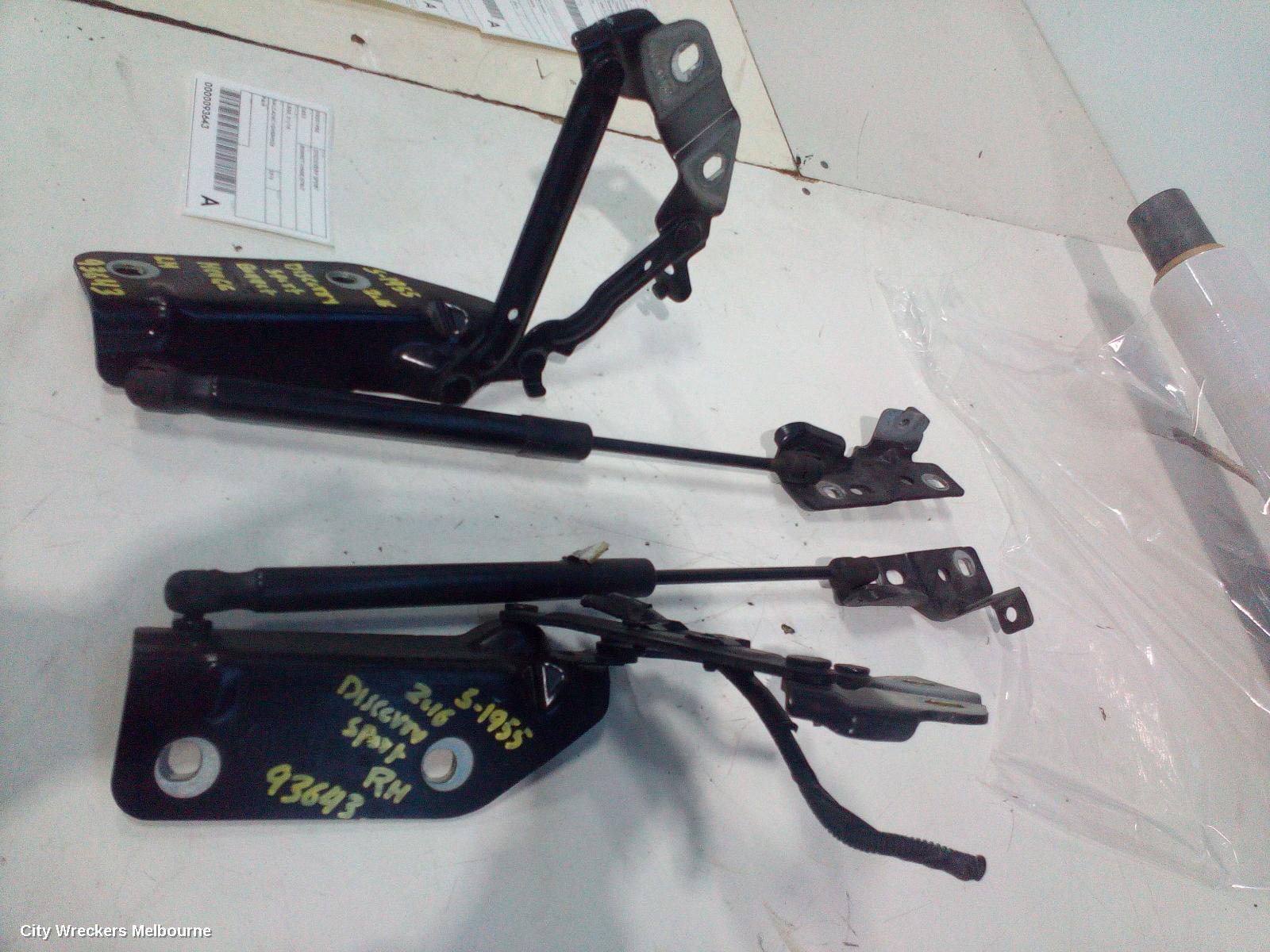 LAND ROVER DISCOVERY SPORT BONNET HINGE/STRUT, HINGES (PAIR), L550, 01/2015 - 06/2019 - Image 3
