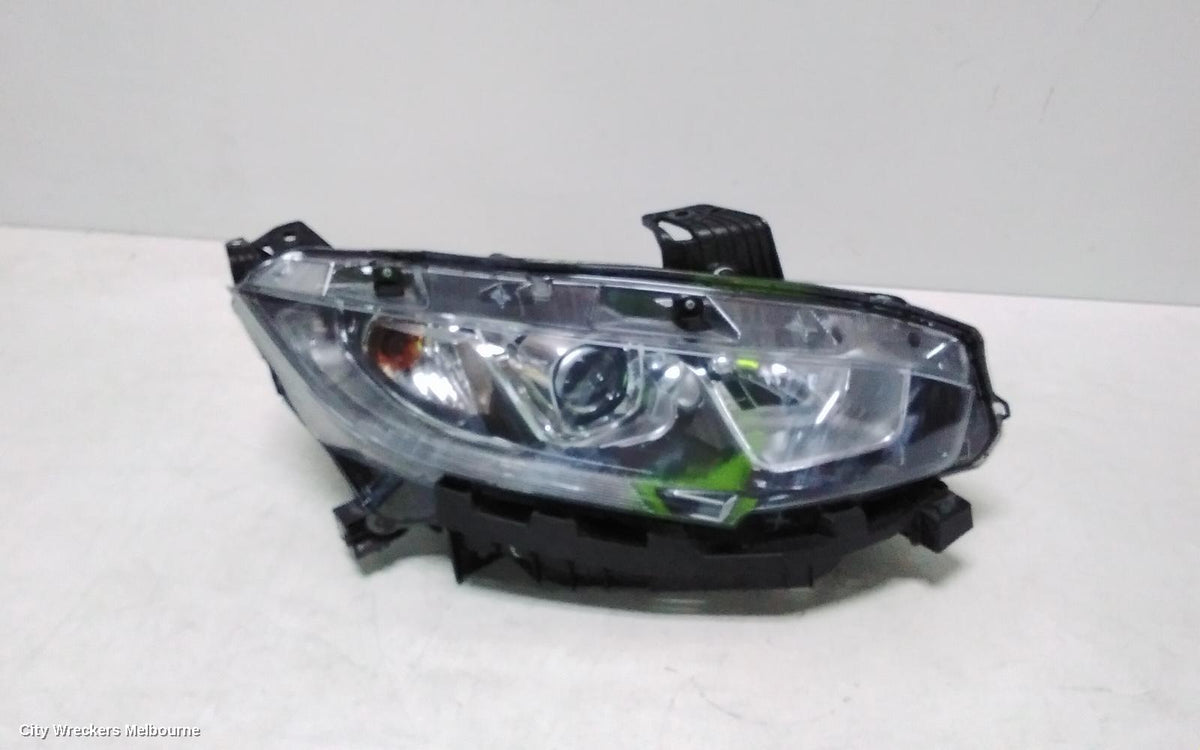 HONDA CIVIC RIGHT HEADLAMP, 10TH GEN, HATCH/SEDAN, HALOGEN TYPE, 05/2016 - 08/2021 - Image 1
