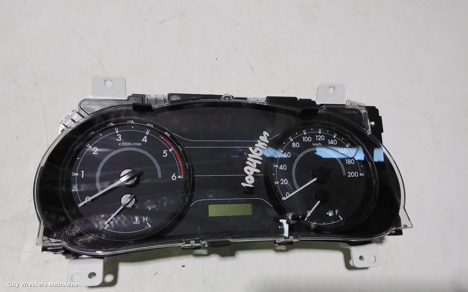 TOYOTA HILUX INSTRUMENT CLUSTER, INSTRUMENT CLUSTER, PETROL, MANUAL T/M, WORKMATE, 09/2015 - 08/2019 - Image 3
