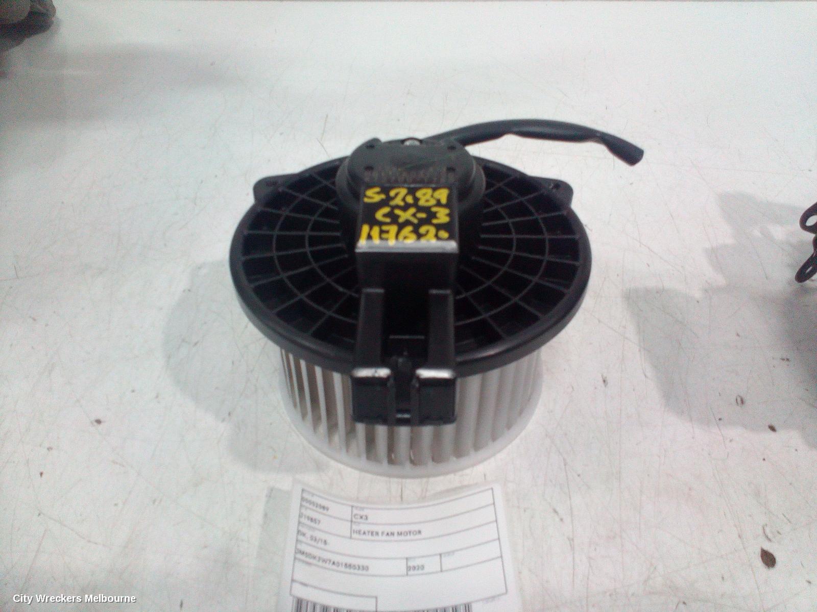 MAZDA CX3 HEATER FAN MOTOR, DK, 03/2015 ONWARDS - Image 1