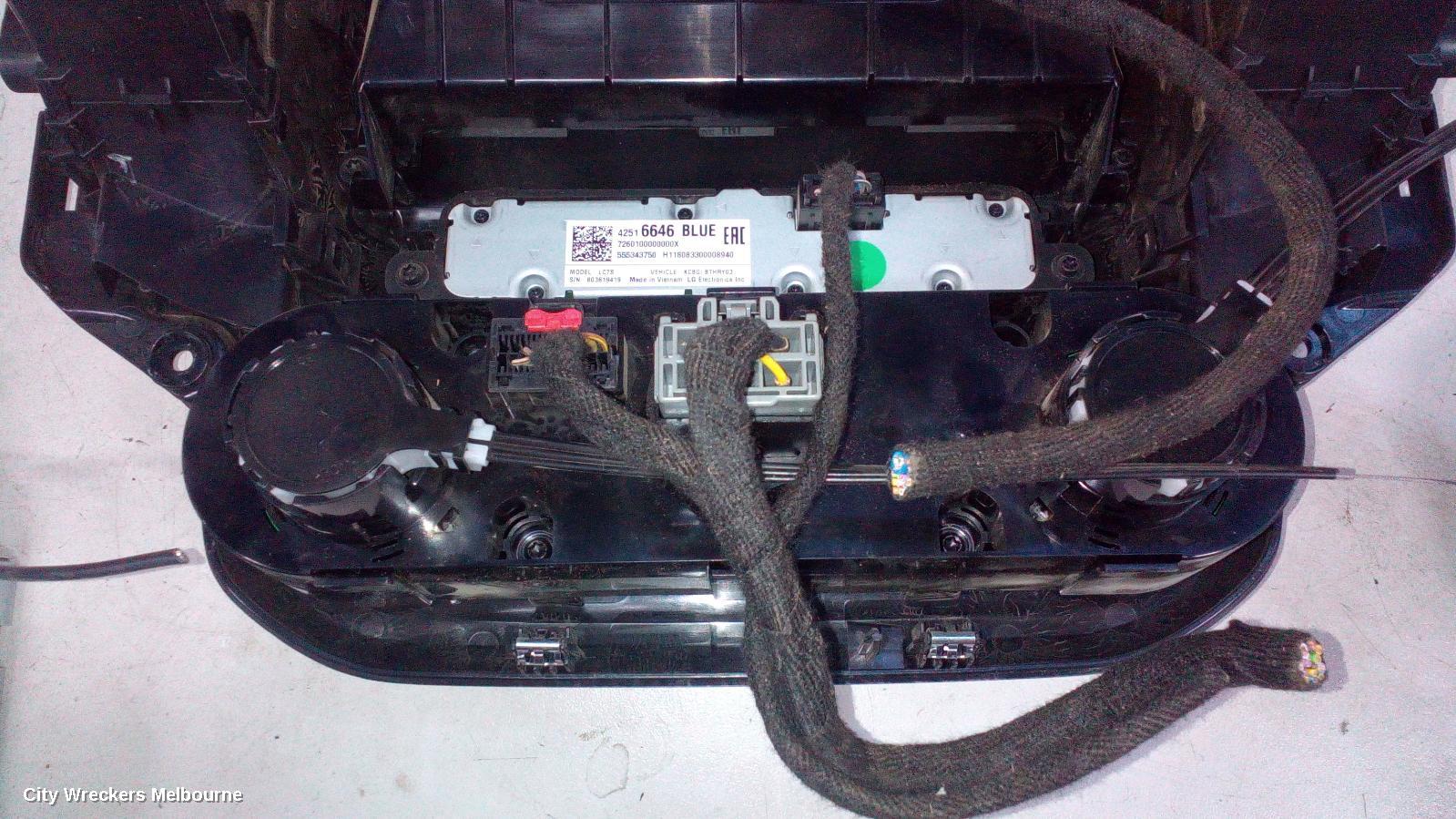 HOLDEN COLORADO HEATER/AC CONTROLS, NON CLIMATE CONTROL TYPE, RG, 07/2016 ONWARDS - Image 2