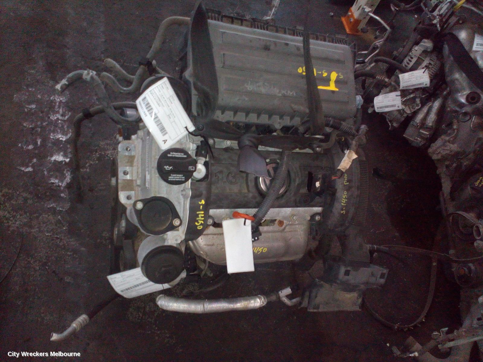 VOLKSWAGEN POLO ENGINE, PETROL, 1.6, 9N, BTS CODE, 07/2006 - 04/2010 - Image 2