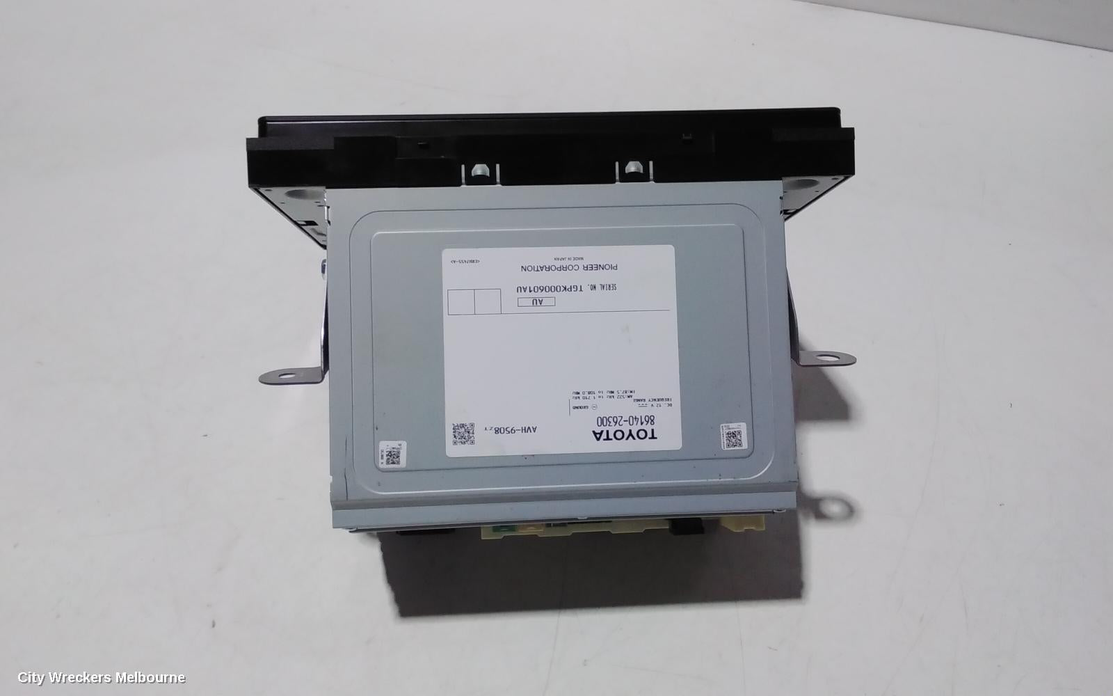 TOYOTA HIACE RADIO/CD/DVD/SAT/TV, HEAD UNIT, W/ DISPLAY UNIT, 8IN TOUCHSCREEN, 300 SERIES, 02/2019 - 10/2023 - Image 3