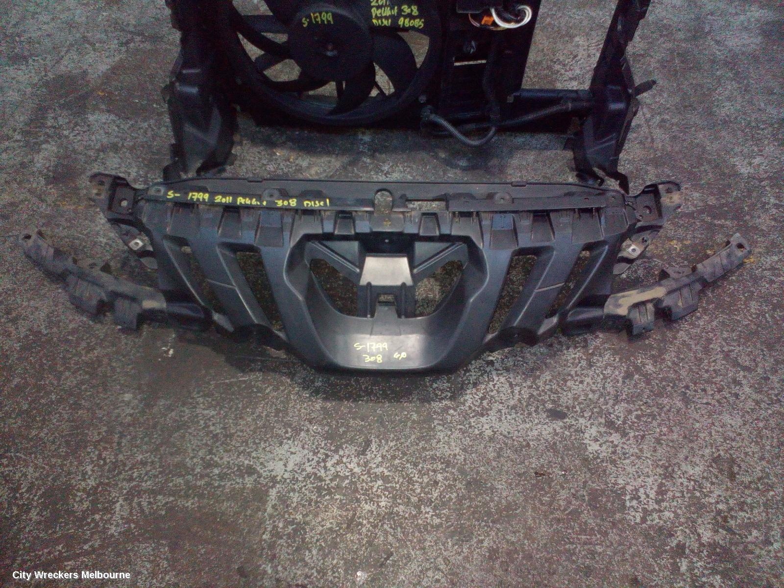 PEUGEOT 308 RADIATOR SUPPORT, T7, VIN VF34*RHH, 09/2007 - 09/2014 - Image 3