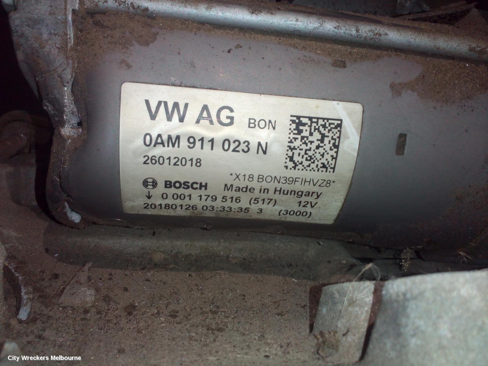 VOLKSWAGEN PASSAT STARTER, PETROL, 1.8, CJSA CODE, BOSCH, B8/MK7, 06/2015 - 10/2019 - Image 2