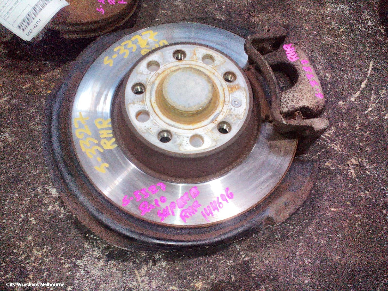 SKODA SUPERB RIGHT REAR HUB ASSEMBLY, FWD, 3T, 03/2009 - 12/2015 - Image 1