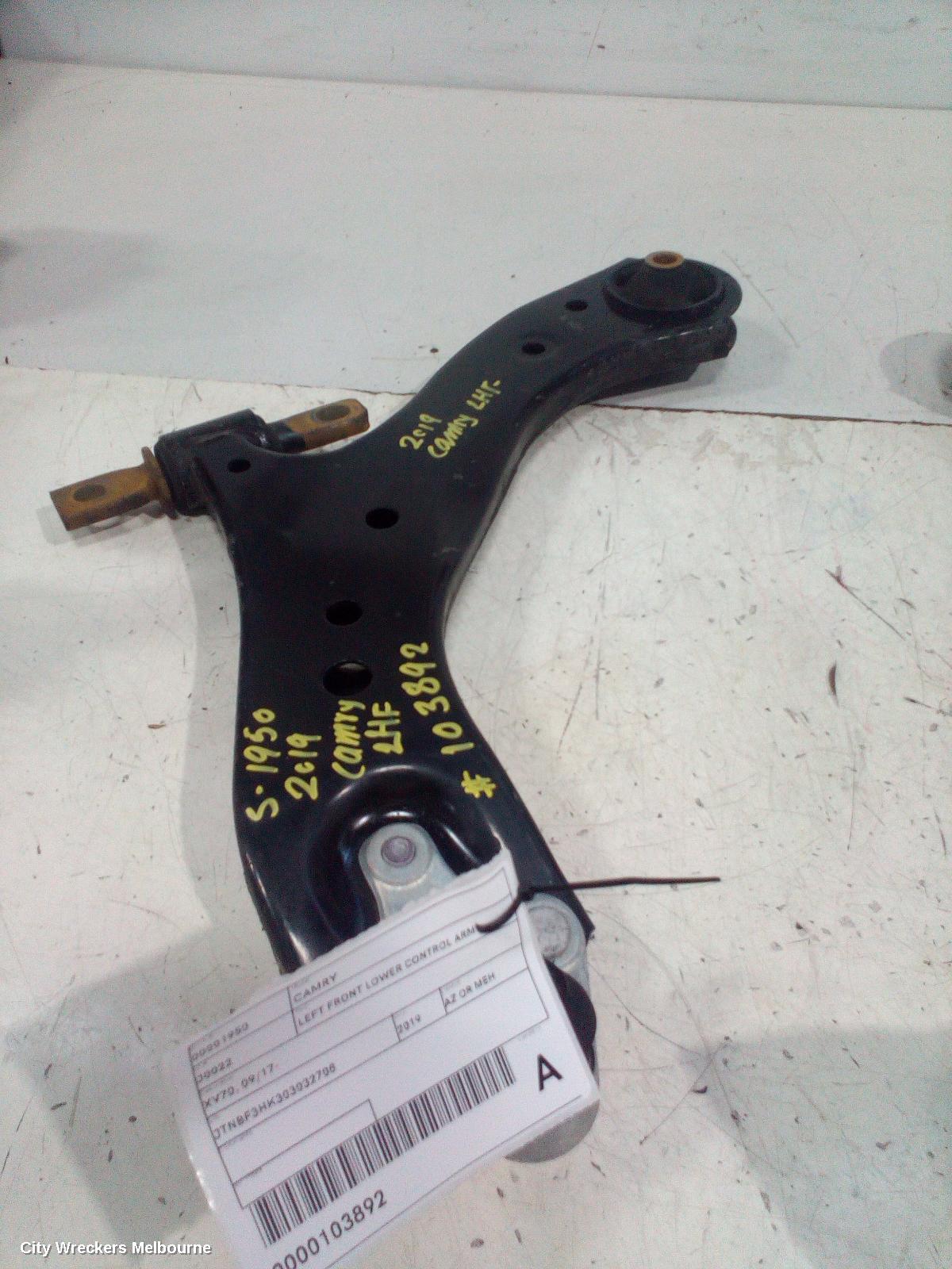 TOYOTA CAMRY LEFT FRONT LOWER CONTROL ARM, XV70, 09/2017 - 05/2024 - Image 3