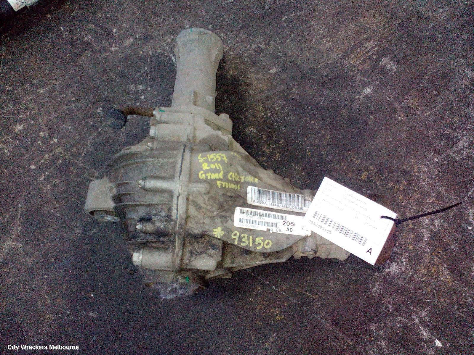 JEEP GRANDCHEROKEE DIFFERENTIAL CENTRE, FRONT, 3.6, PETROL, WK, 3.06 RATIO, 10/2010 - 03/2013 - Image 3