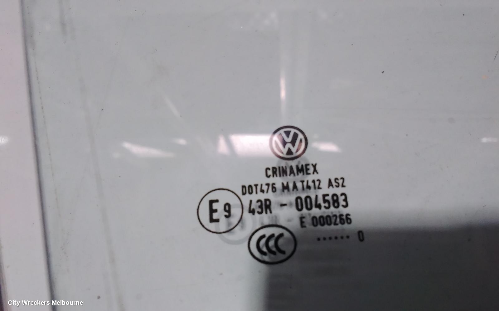 VOLKSWAGEN JETTA RIGHT FRONT DOOR WINDOW, 1KM, 02/2006 - 07/2011 - Image 2