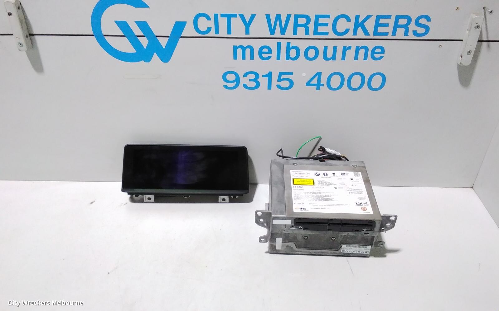 BMW 3 SERIES RADIO/CD/DVD/SAT/TV, DISPLAY UNIT, 6.5IN, P/N 65509252003, F30, SEDAN, 11/2011 - 02/2019 - Image 1