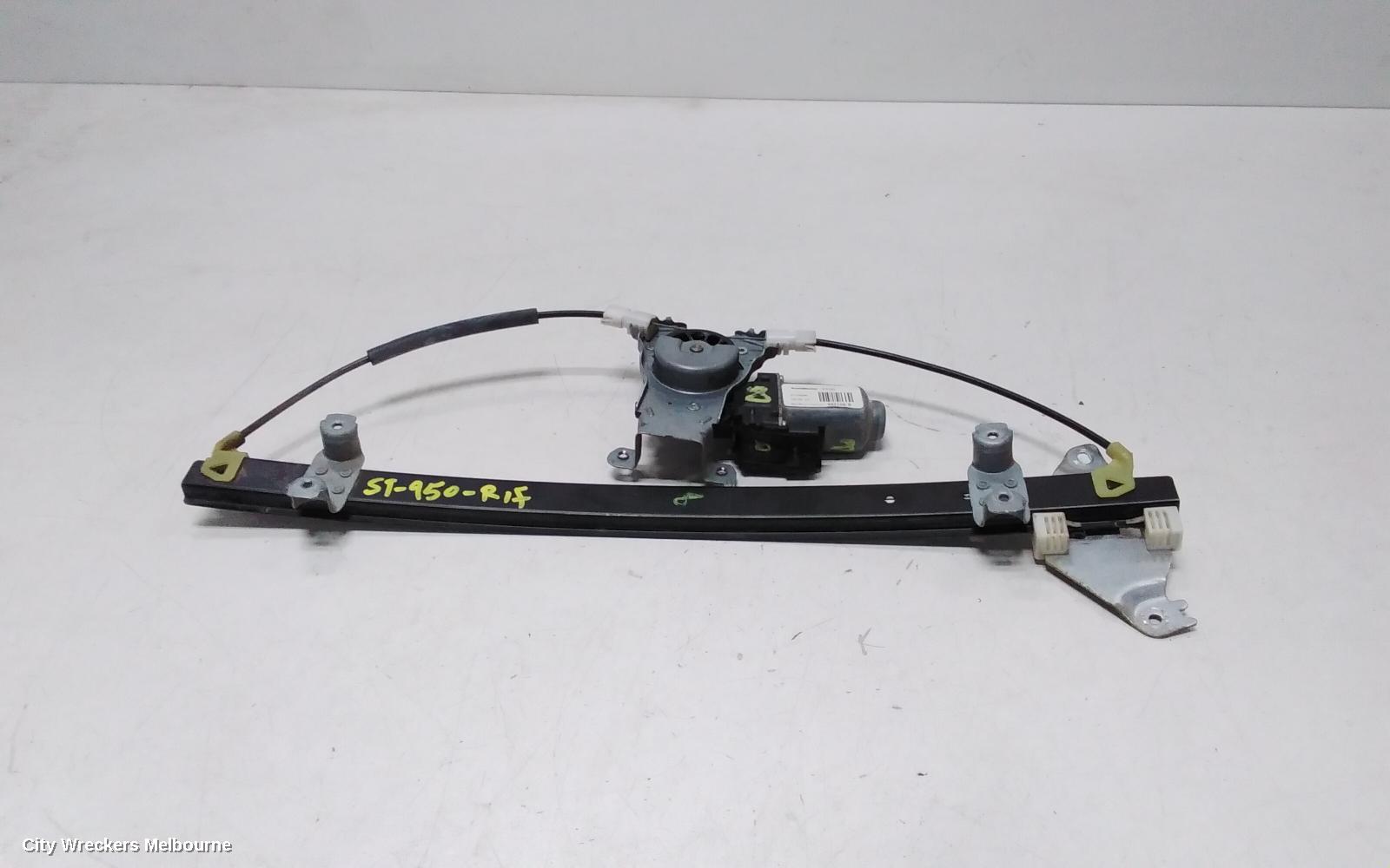 NISSAN NAVARA RIGHT FRONT WINDOW REG/MOTOR, D40 (VIN VSK), POWER, 05/2007 - 08/2015 - Image 2