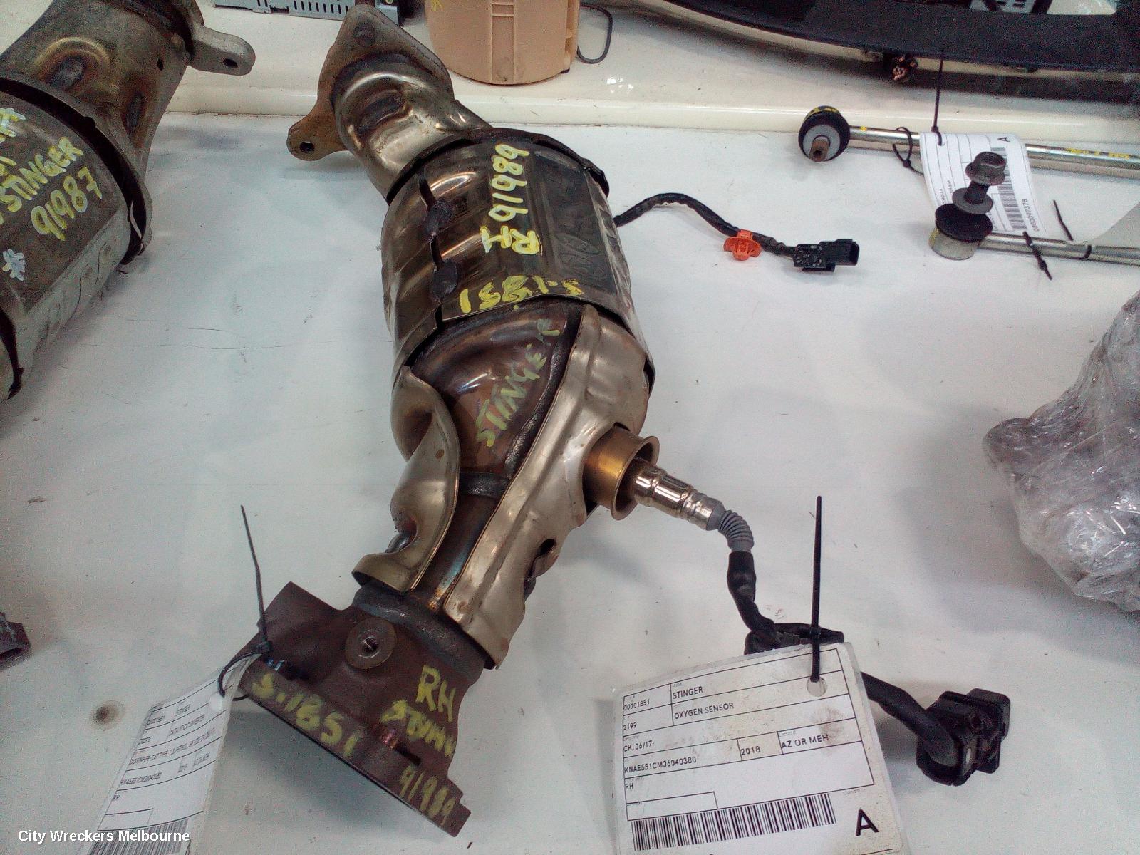 KIA STINGER CATALYTIC CONVERTER, DOWNPIPE-CAT TYPE, 3.3, PETROL, RH SIDE, CK, 06/2017 ONWARDS - Image 2