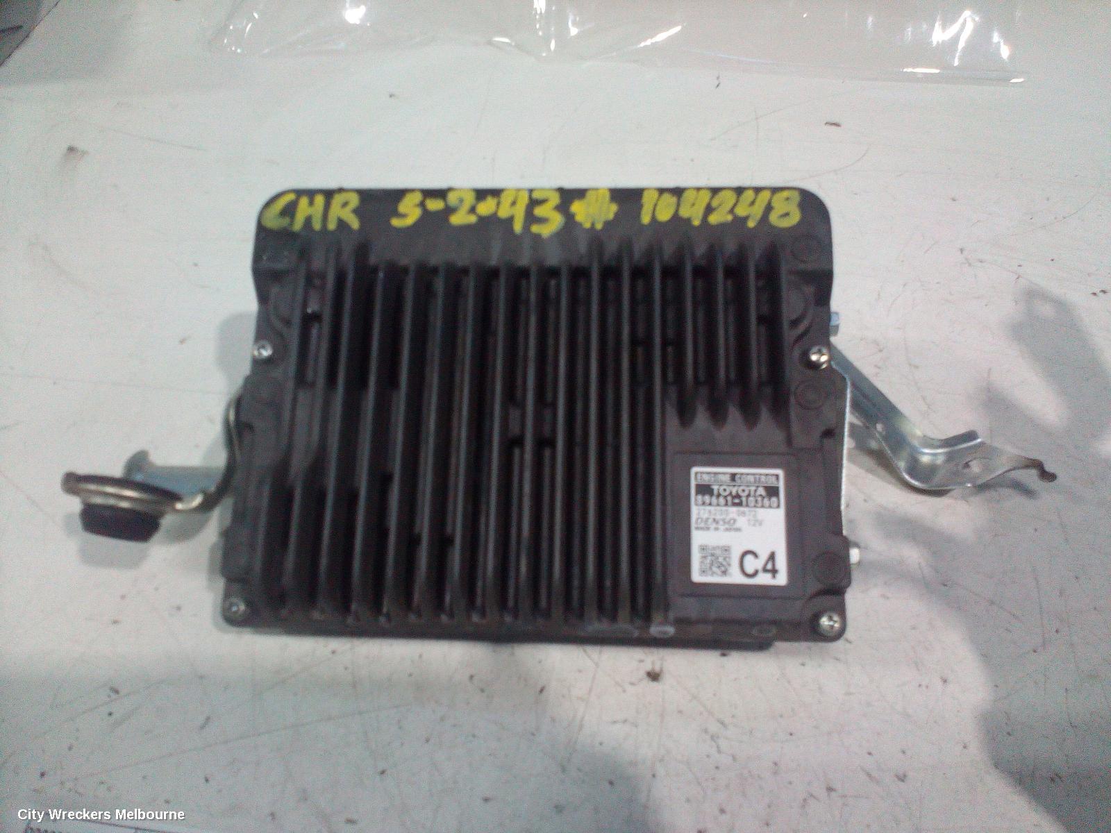 TOYOTA C-HR ECU, ENGINE ECU, 1.2, PETROL, ECU ONLY, GEN 1, 12/2016 ONWARDS - Image 1