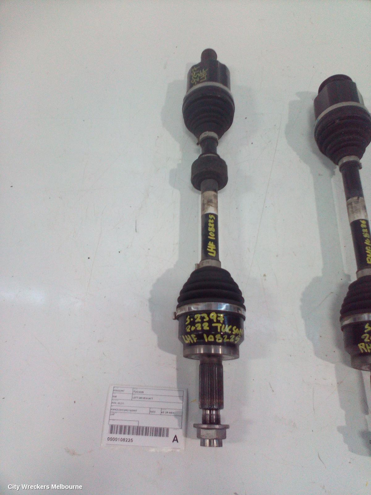 HYUNDAI TUCSON LEFT DRIVESHAFT, NX4, FRONT, 02/2021 ONWARDS - Image 2