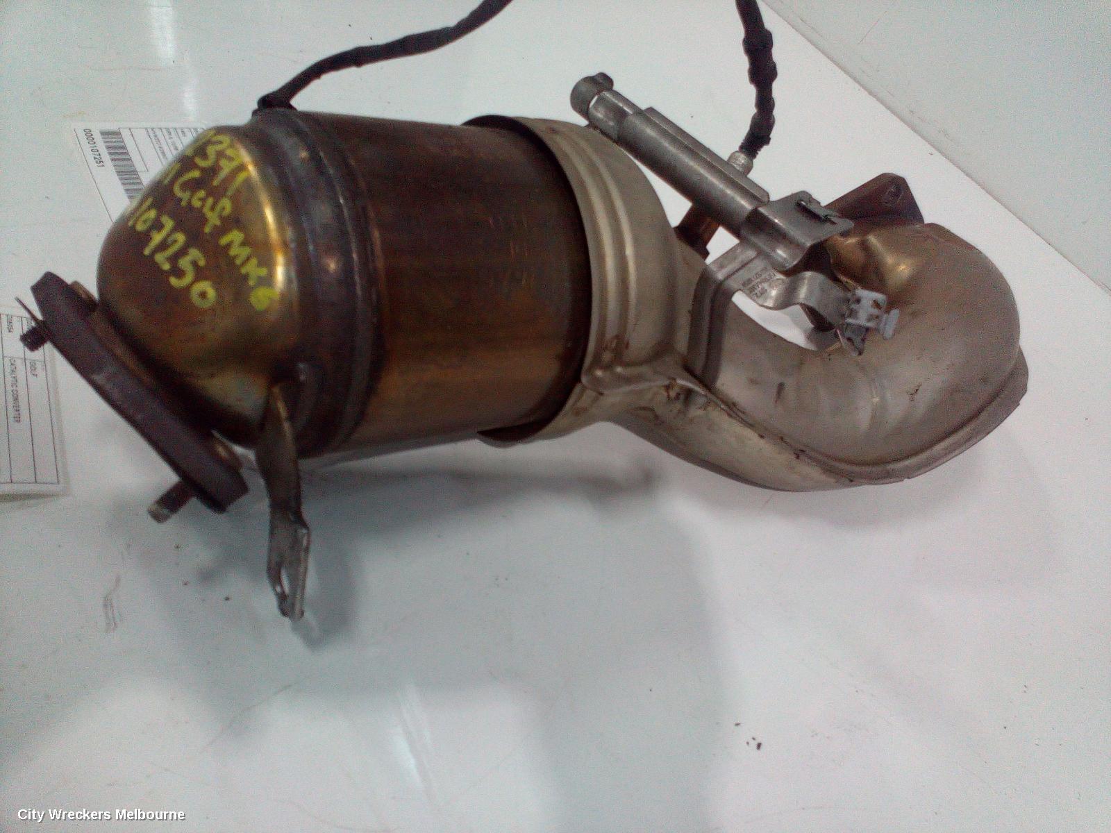 VOLKSWAGEN GOLF CATALYTIC CONVERTER, DOWNPIPE-CAT TYPE, 1.4, PETROL, CTHD/CAVD CODE, GEN 6, 10/2008 - 01/2016 - Image 2