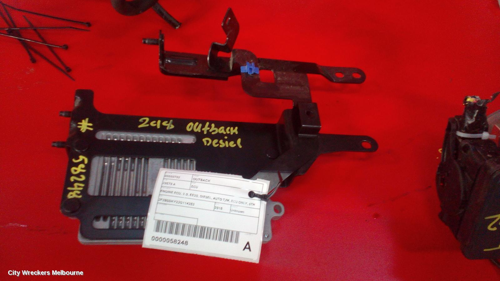 SUBARU OUTBACK ECU, ENGINE ECU, 2.0, EE20, DIESEL, AUTO T/M, ECU ONLY, 6TH GEN, 08/2014 ONWARDS - Image 2