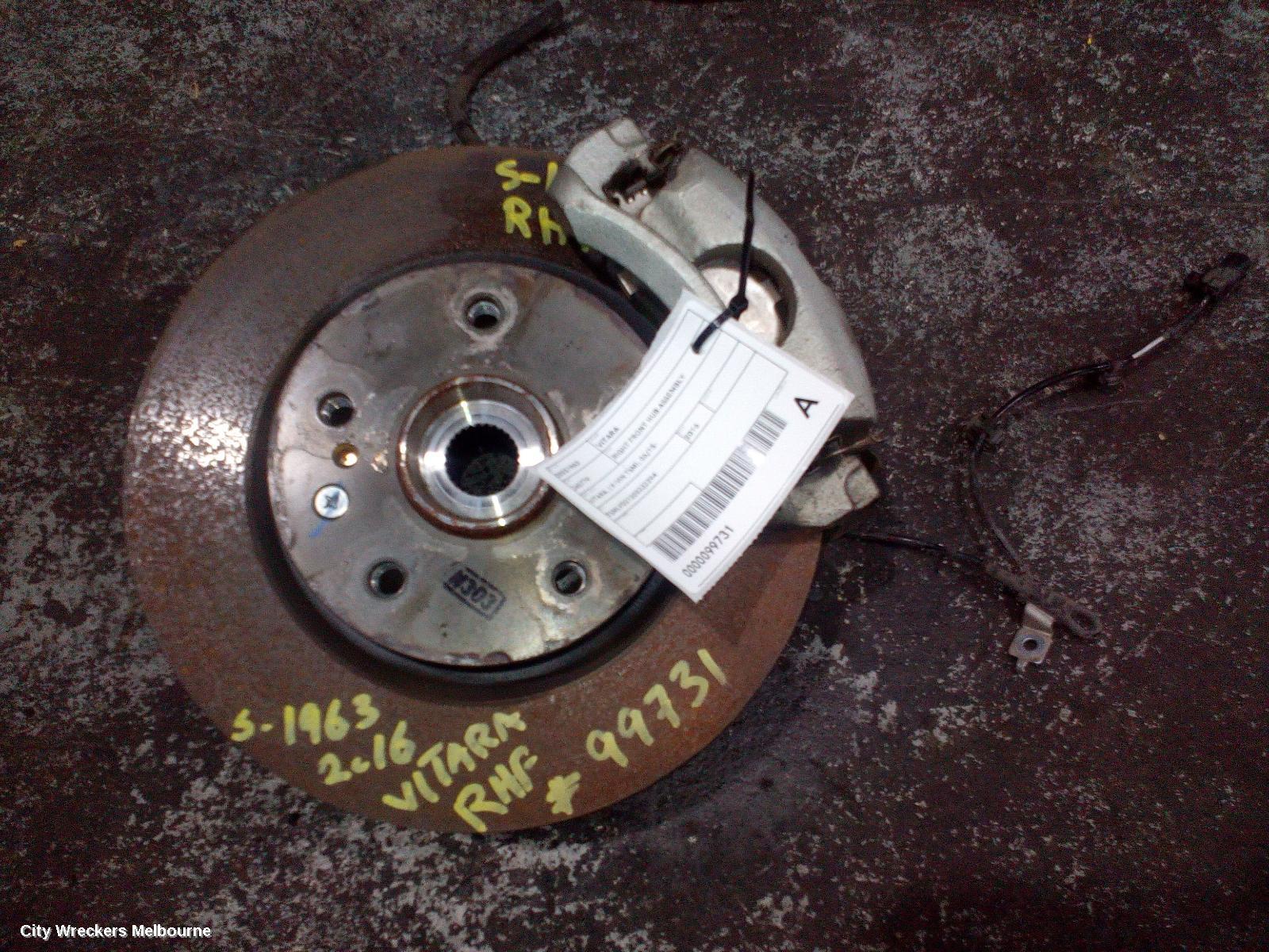 SUZUKI VITARA RIGHT FRONT HUB ASSEMBLY, VITARA, LY (VIN TSM), 06/2015 ONWARDS - Image 2
