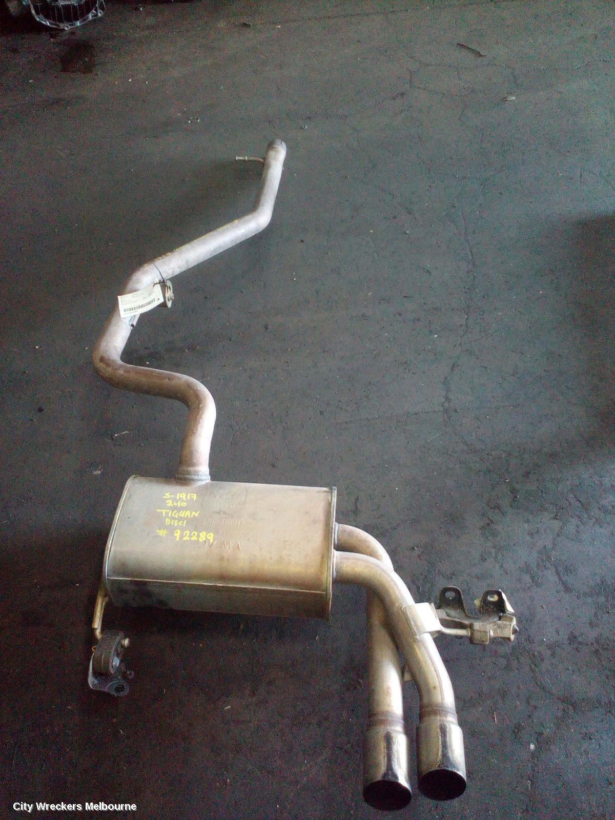 VOLKSWAGEN TIGUAN EXHAUST SYSTEM, 5N 05/2008 - 09/2011 - Image 1