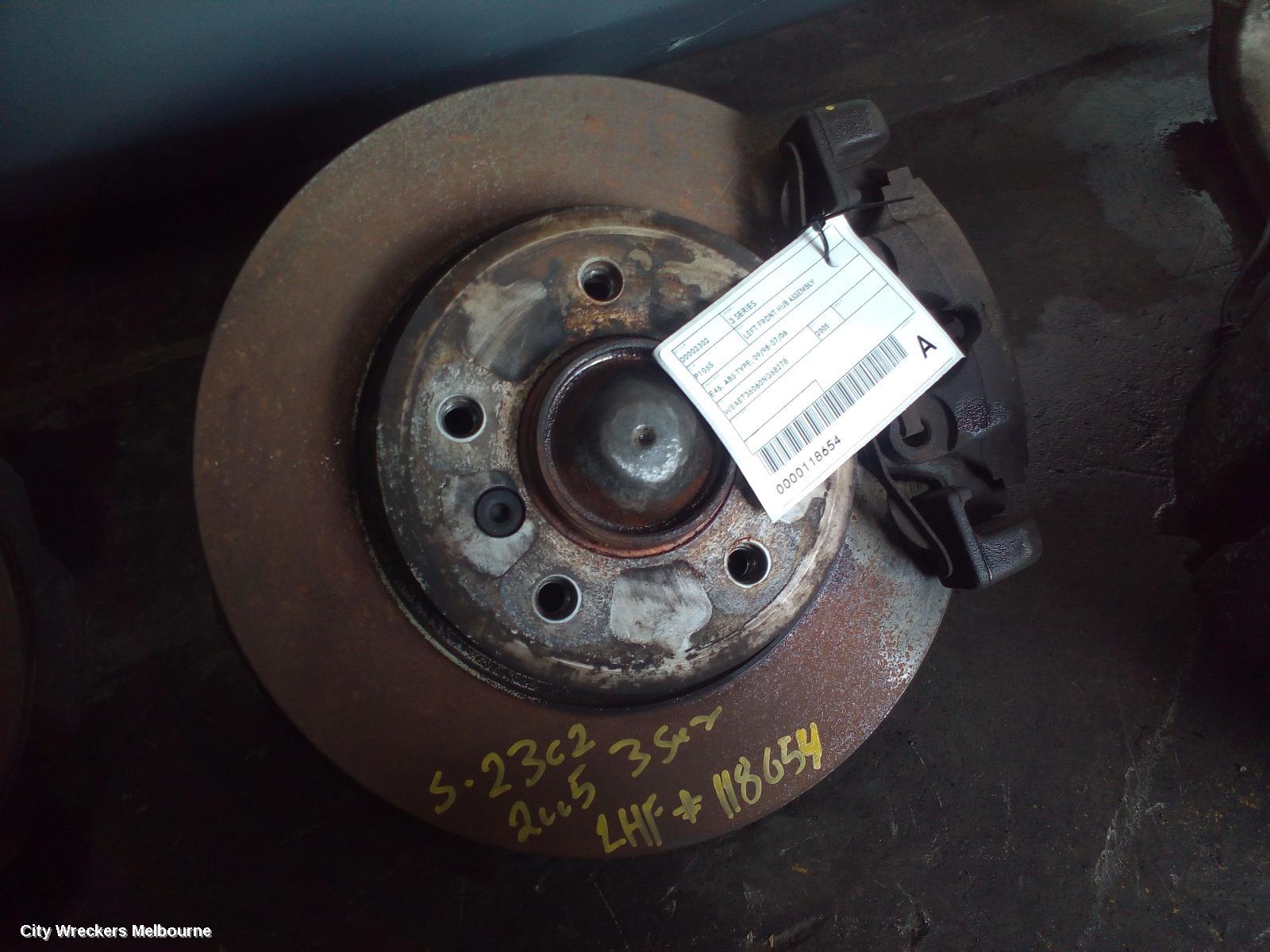 BMW 3 SERIES LEFT FRONT HUB ASSEMBLY, E46, ABS TYPE, 09/1998 - 07/2006 - Image 2