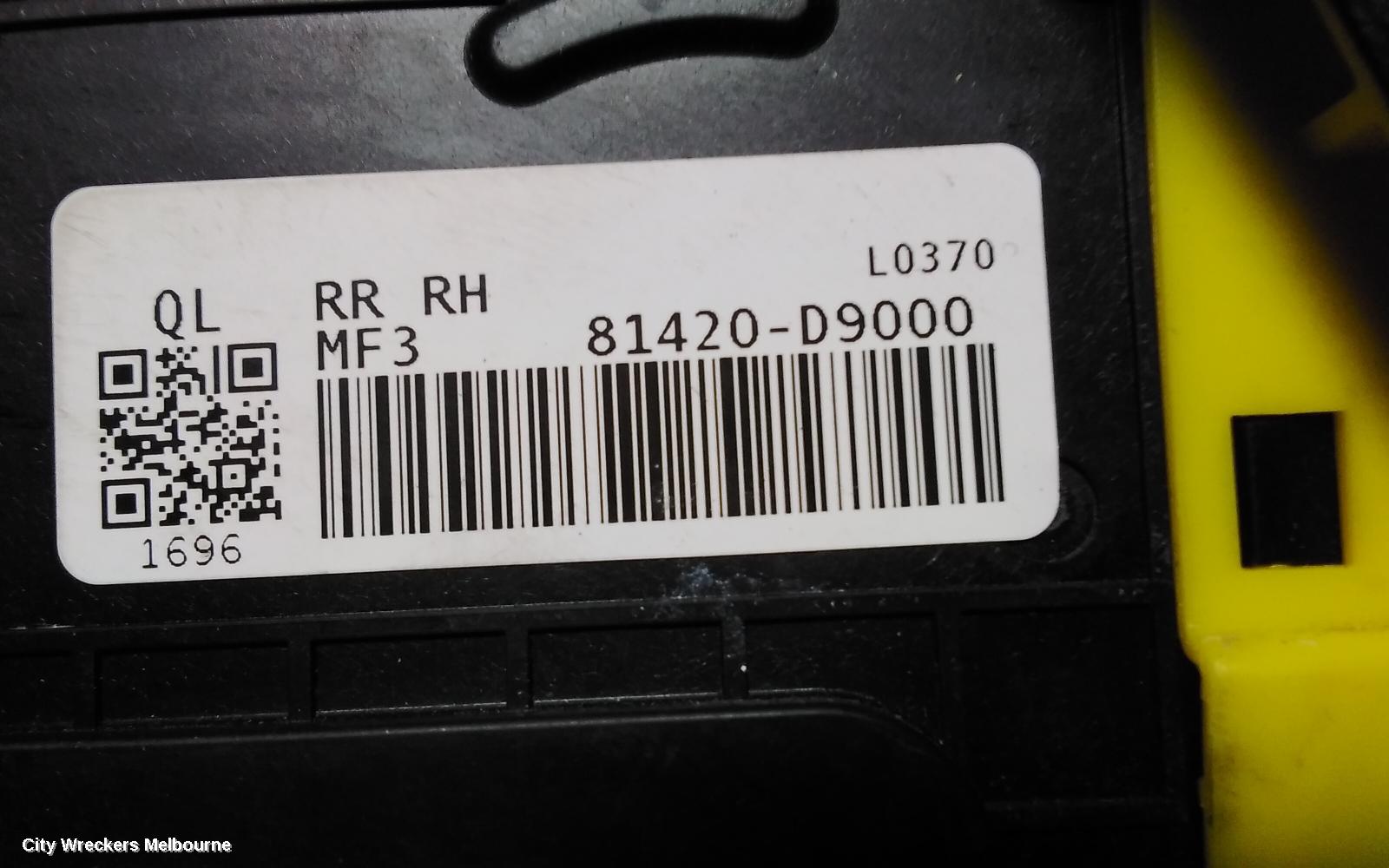KIA SPORTAGE DOOR/BOOT/GATE LOCK, RIGHT REAR DOOR LOCK, QL, 10/2015 ONWARDS - Image 2